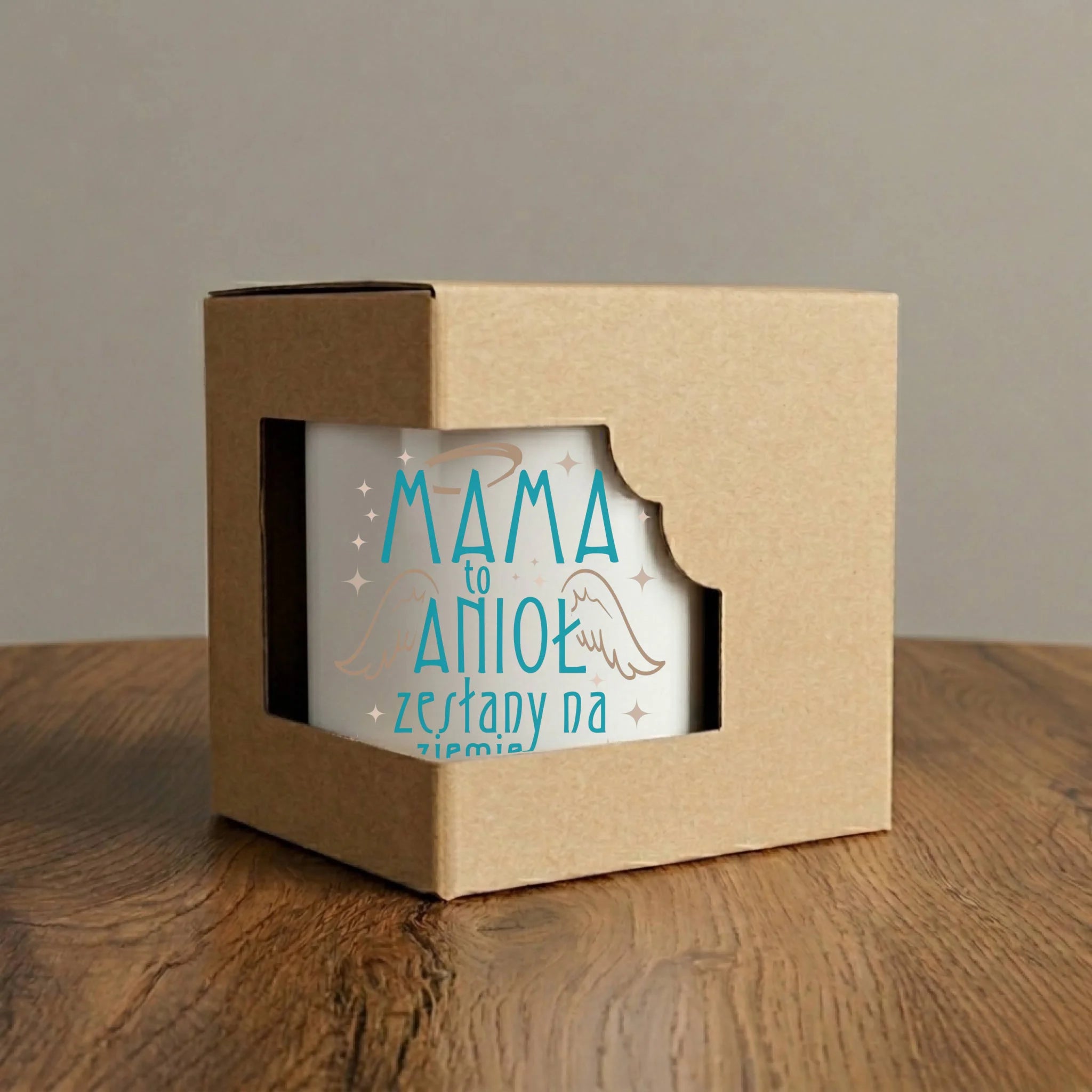 Kubek dla mamy - Mama to anioł zesłany na ziemię DM30 - StoryCups.pl