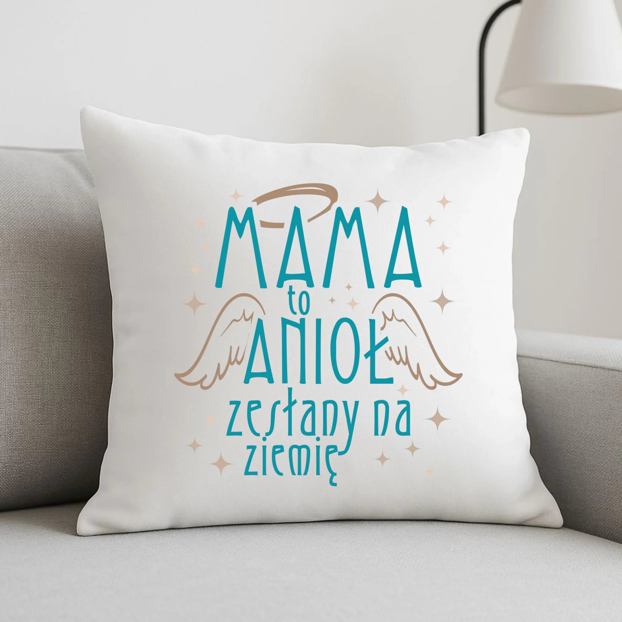 Poduszka dla mamy - Mama to anioł zesłany na ziemię DM30 - StoryCups.pl