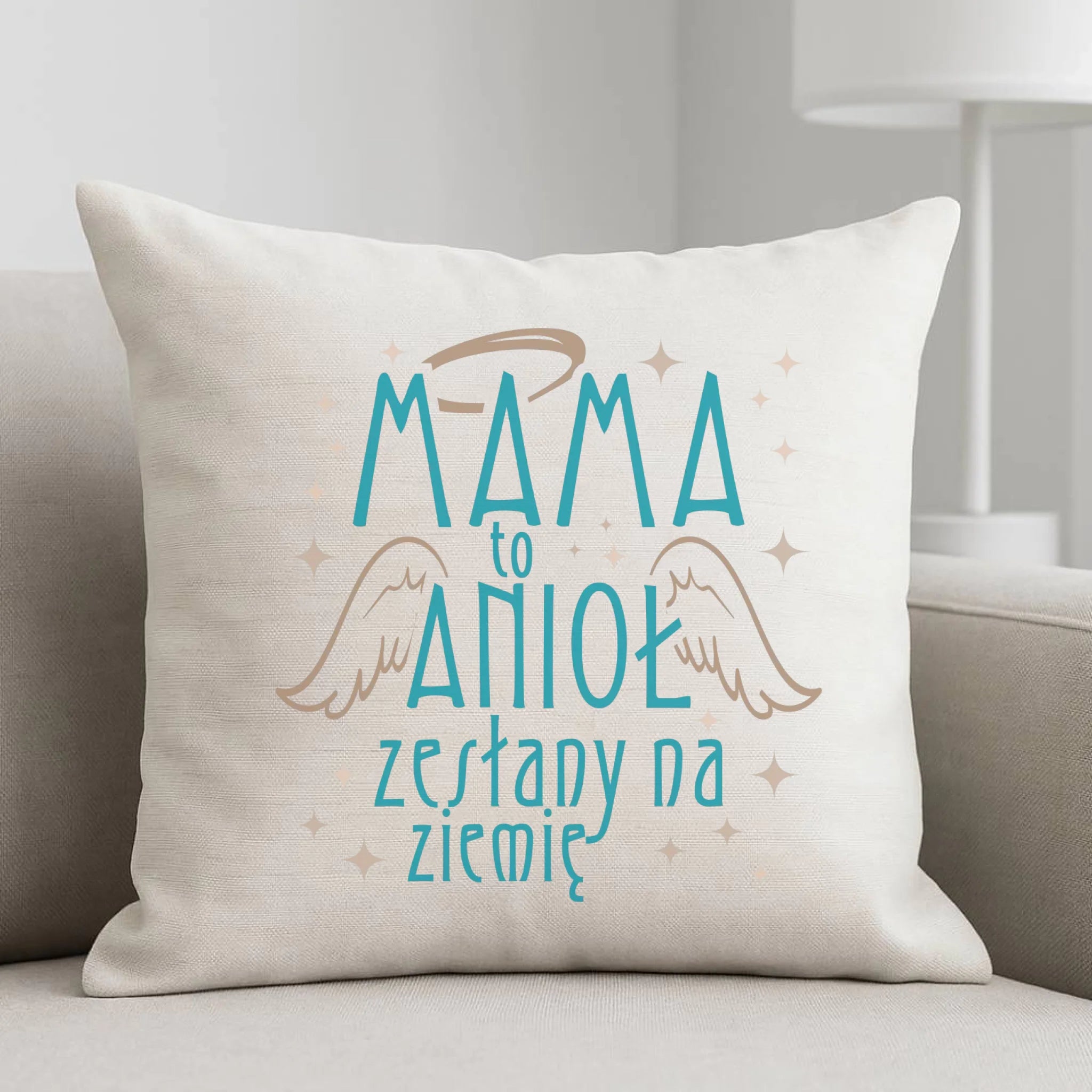 Poduszka dla mamy - Mama to anioł zesłany na ziemię DM30 - StoryCups.pl