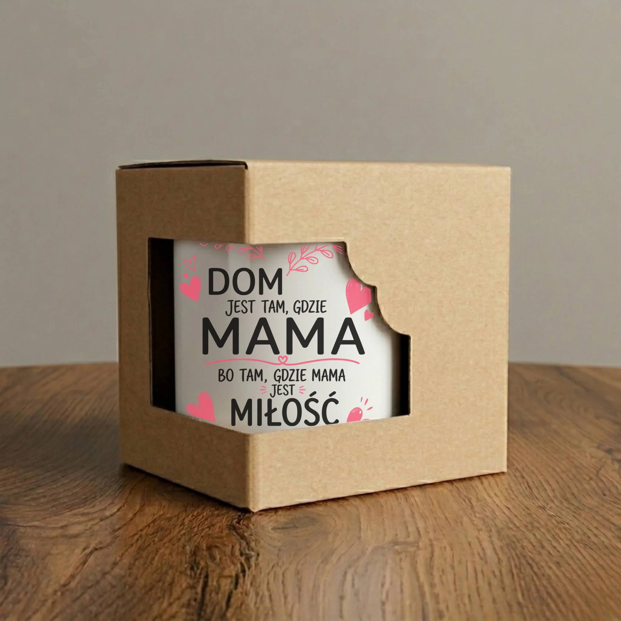 Kubek elegant dla mamy - Dom jest tam gdzie mama DM31 - StoryCups.pl