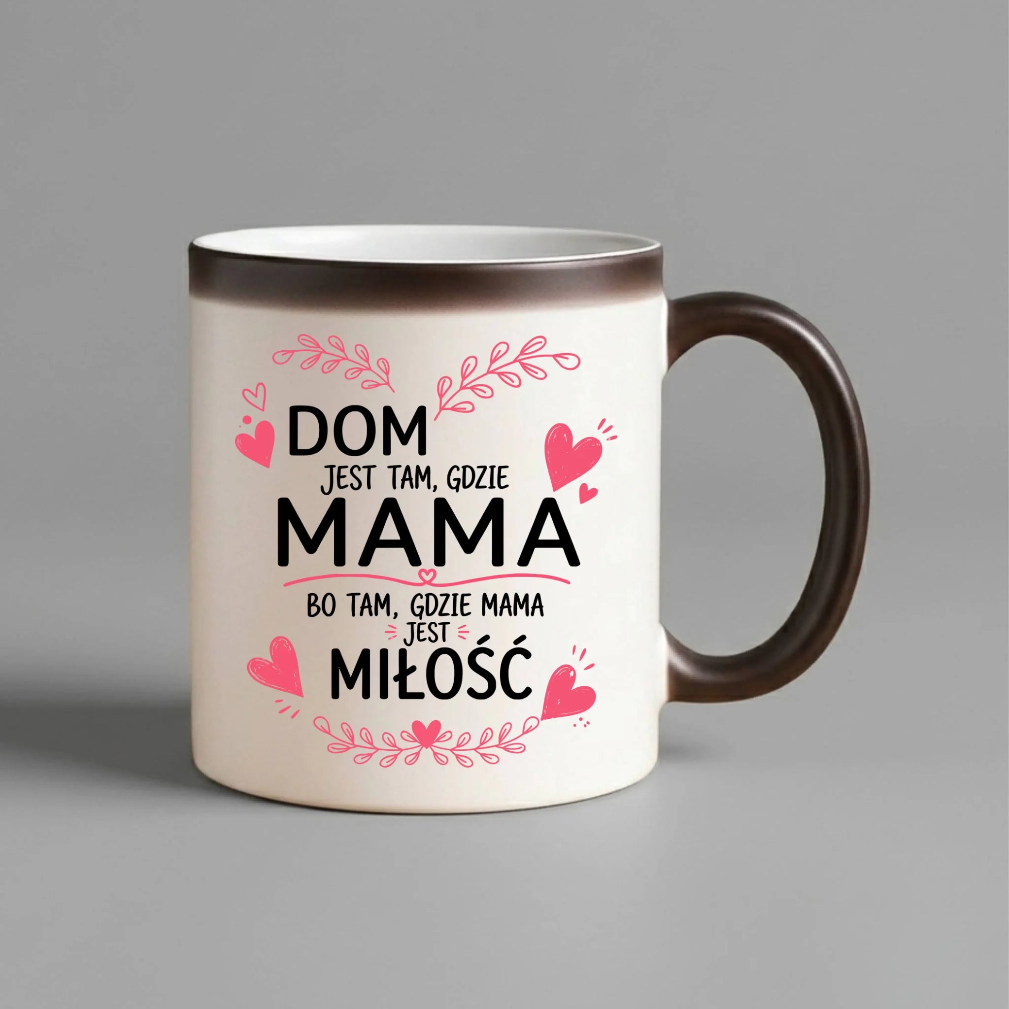 Kubek magiczny dla mamy - Dom jest tam gdzie mama DM31 - StoryCups.pl