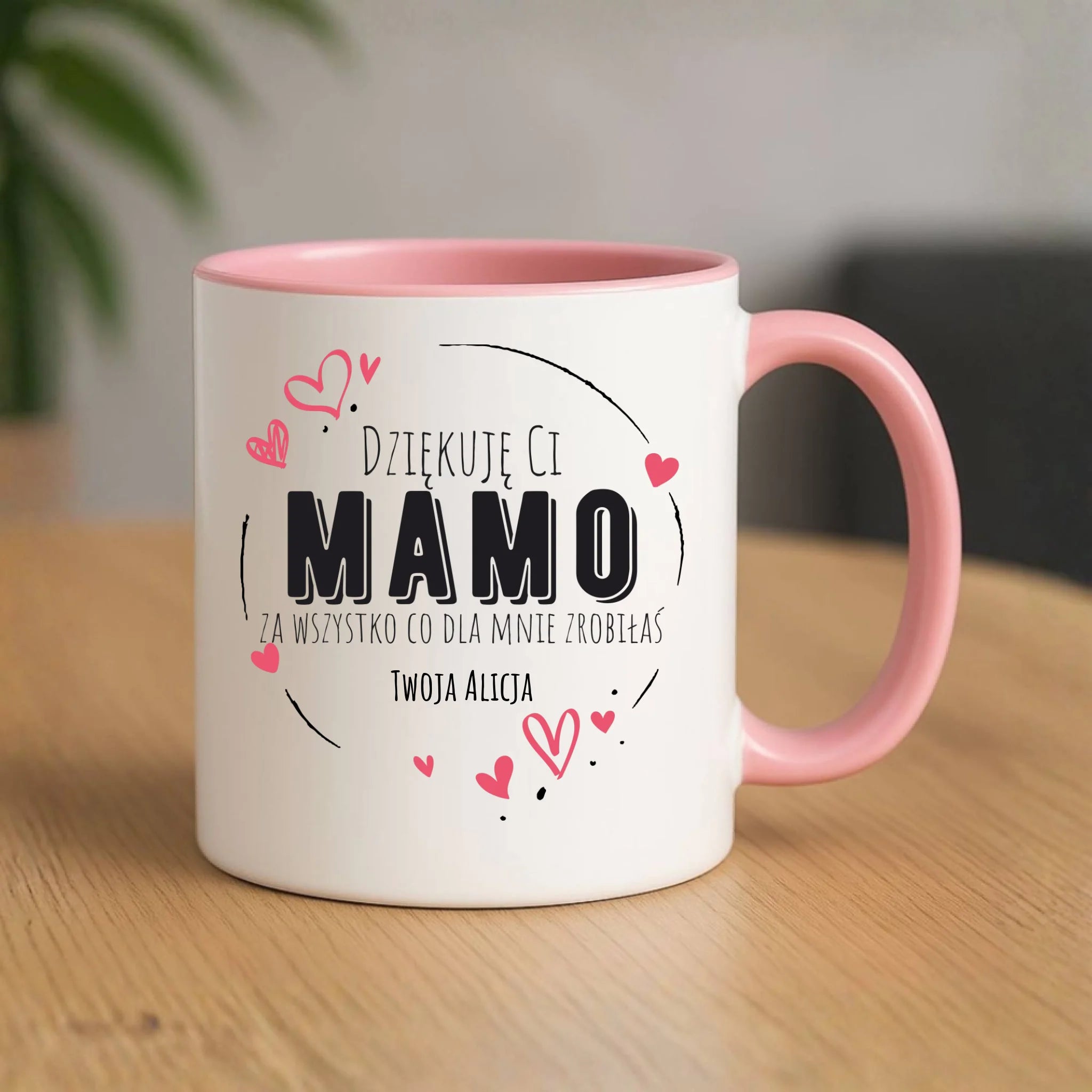 Kubek dla mamy - Dziękuję Ci Mamo - personalizowany DM32 - StoryCups.pl
