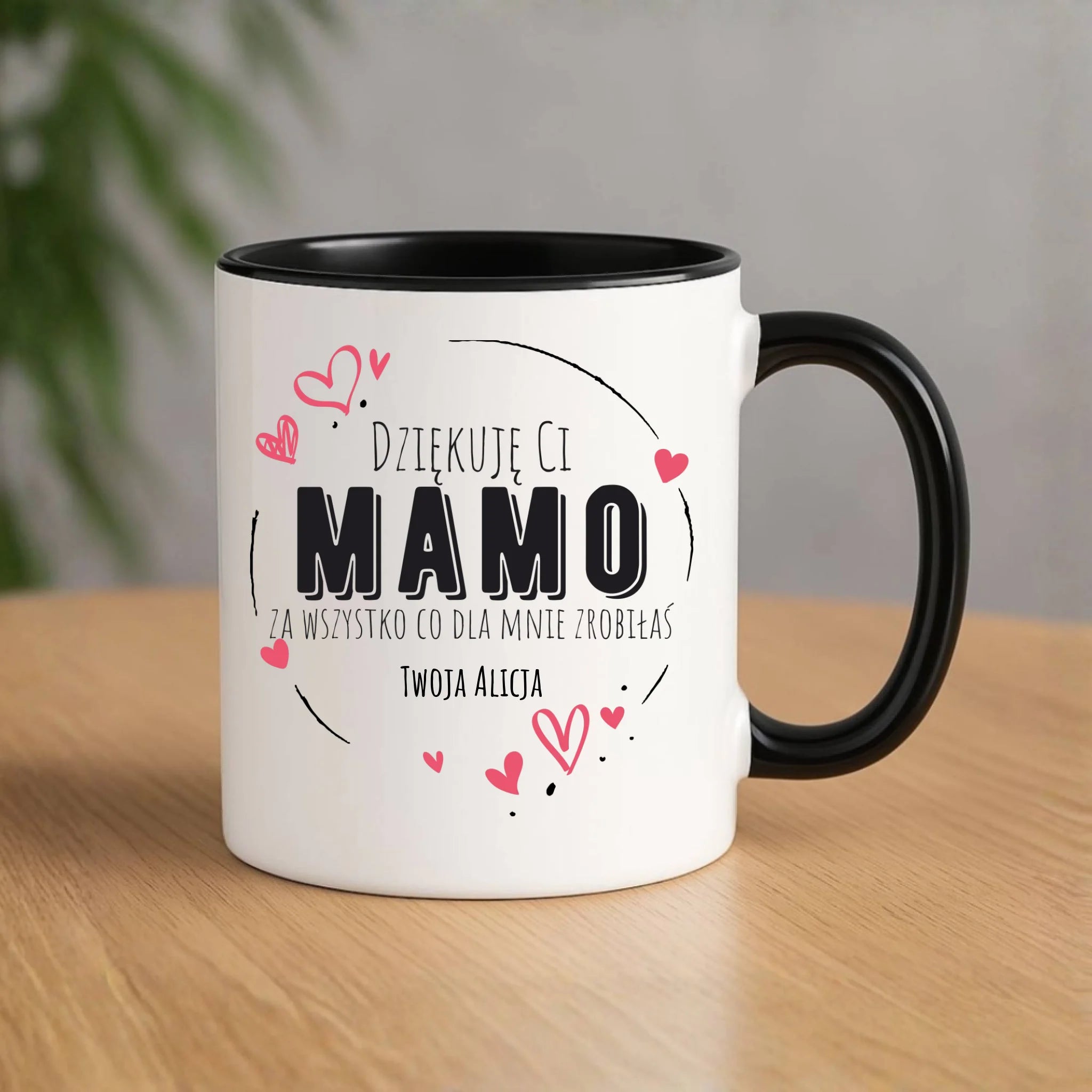 Kubek dla mamy - Dziękuję Ci Mamo - personalizowany DM32 - StoryCups.pl