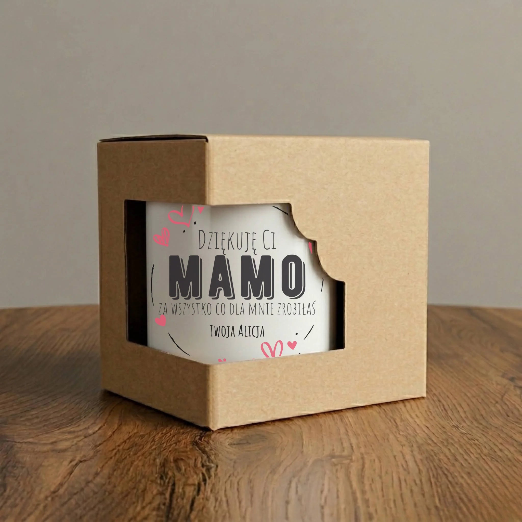 Kubek elegant dla mamy - Dziękuję Ci Mamo - personalizowany DM32 - StoryCups.pl