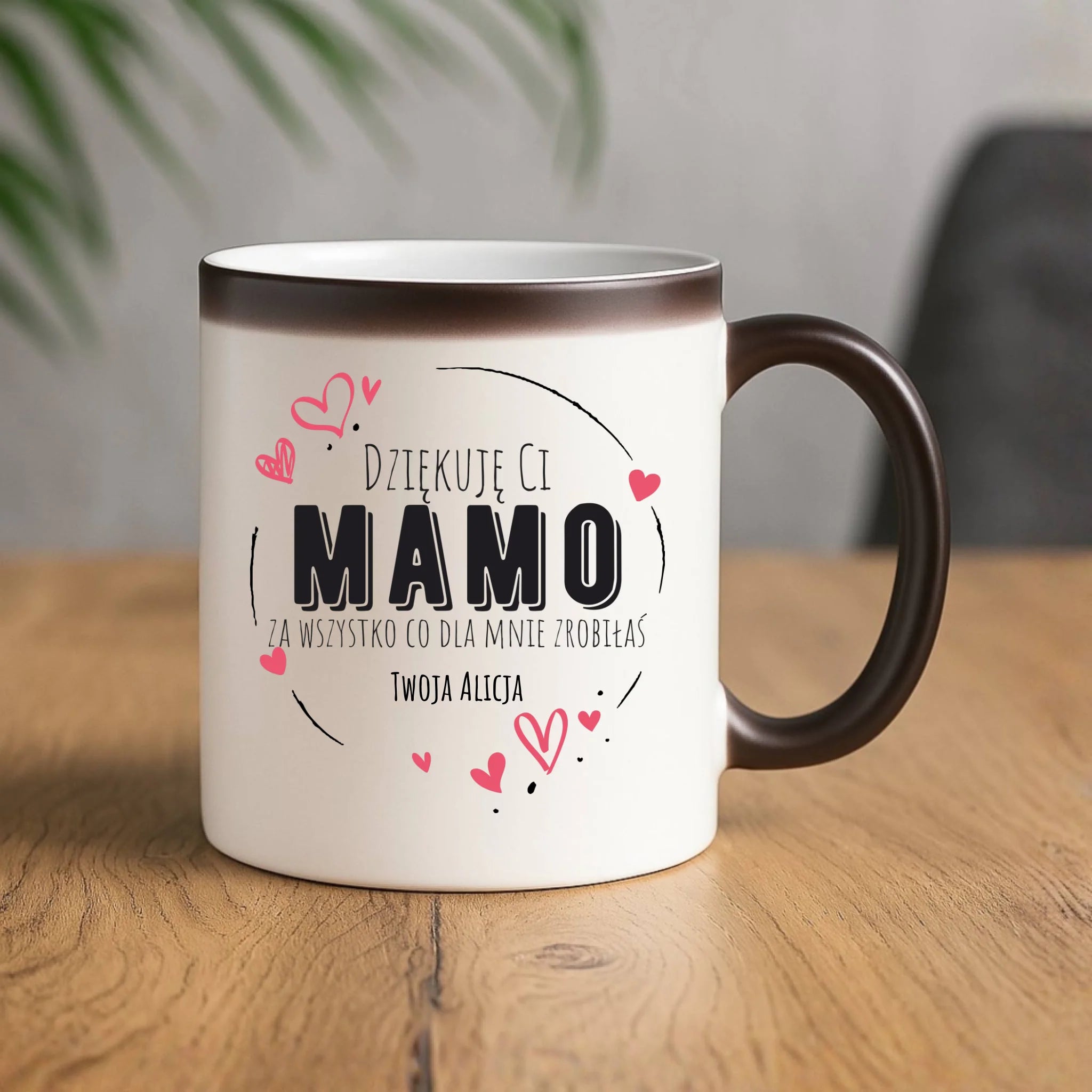 Kubek magiczny dla mamy - Dziękuję Ci Mamo - personalizowany DM32 - StoryCups.pl