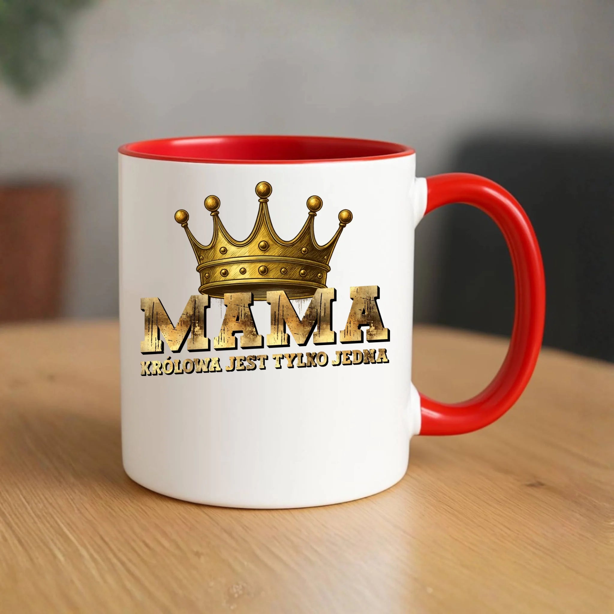 Kubek dla mamy - Królowa jest tylko jedna DM33 - StoryCups.pl