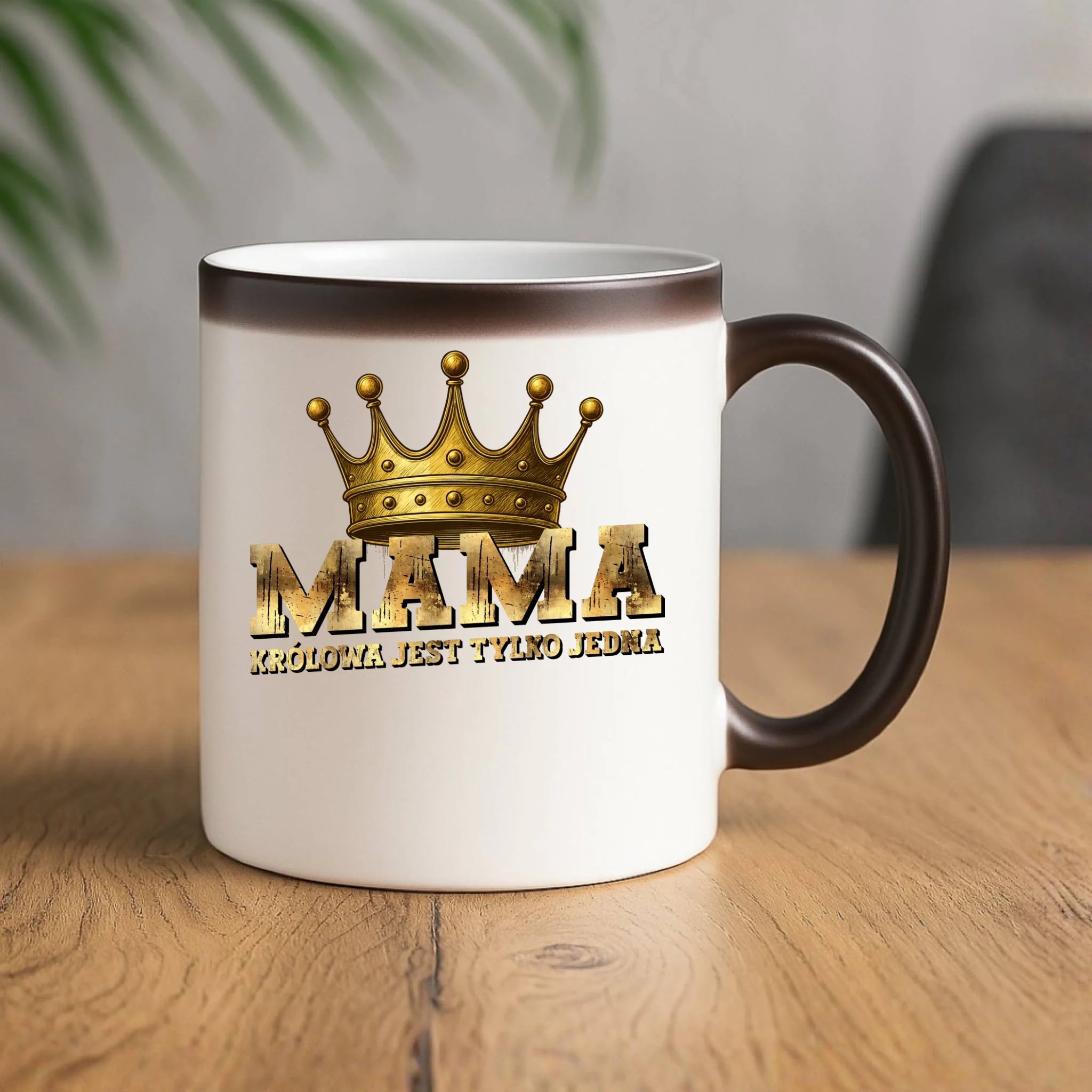 Kubek magiczny dla mamy - Królowa jest tylko jedna DM33 - StoryCups.pl