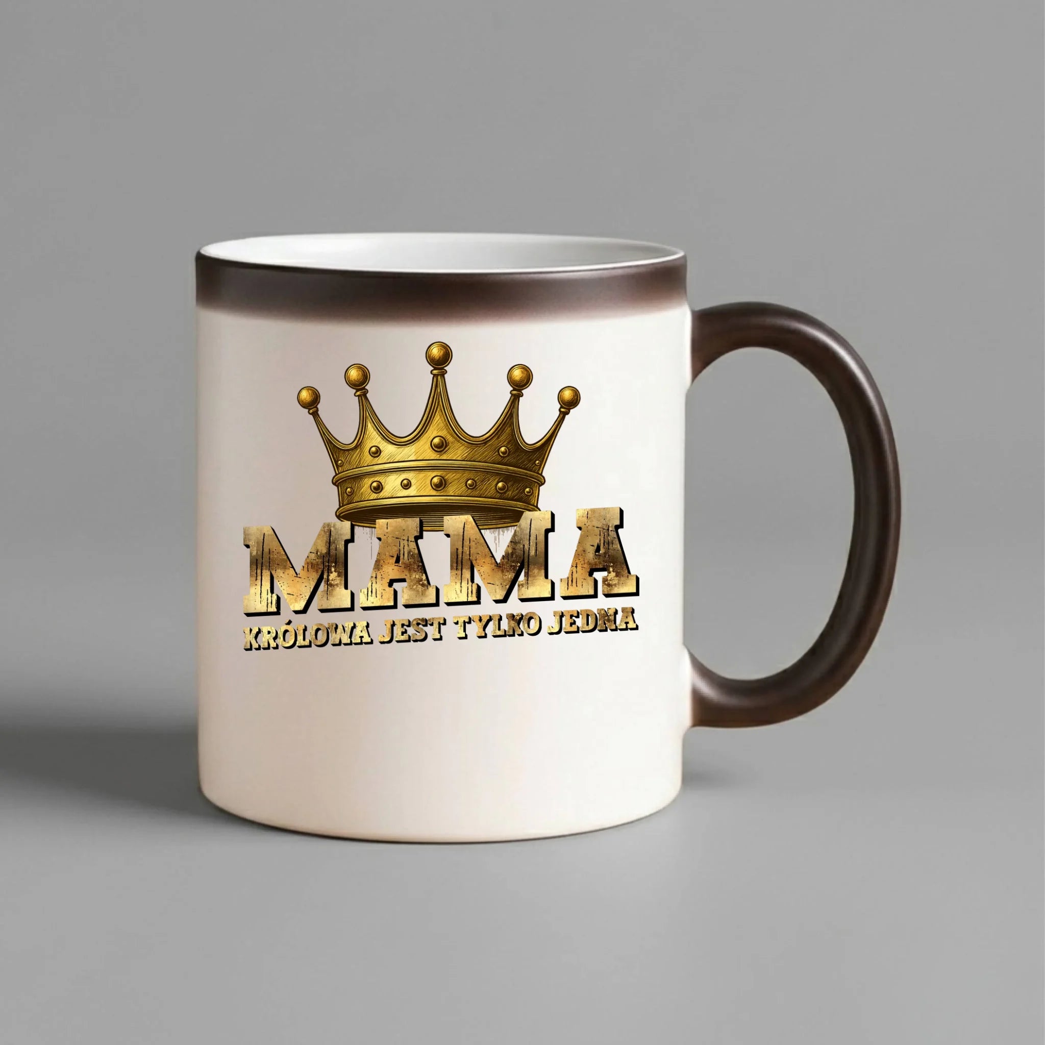 Kubek magiczny dla mamy - Królowa jest tylko jedna DM33 - StoryCups.pl