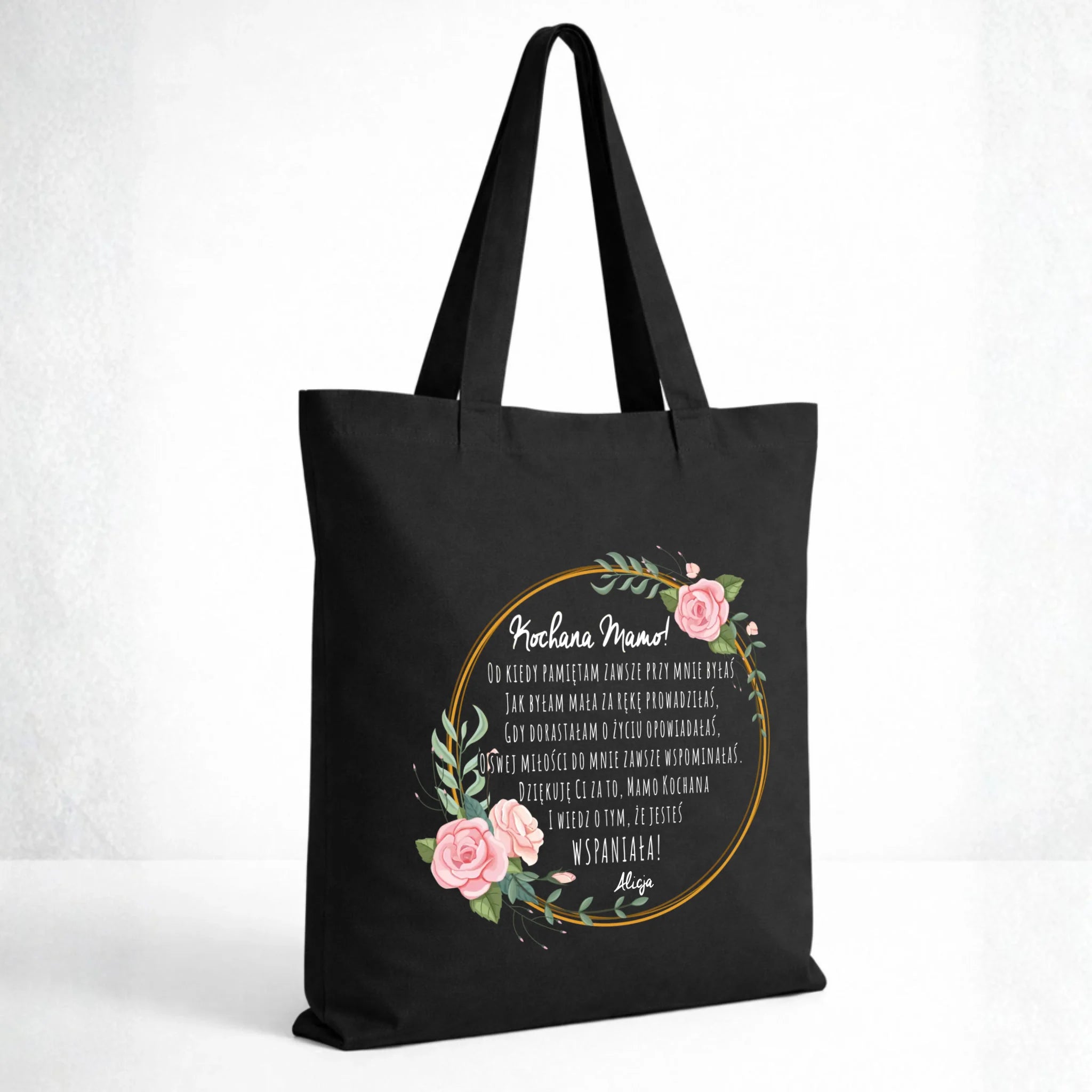 Torba dla mamy od córki - Kochana Mamo jesteś wspaniała - personalizowana DM35 - StoryCups.pl