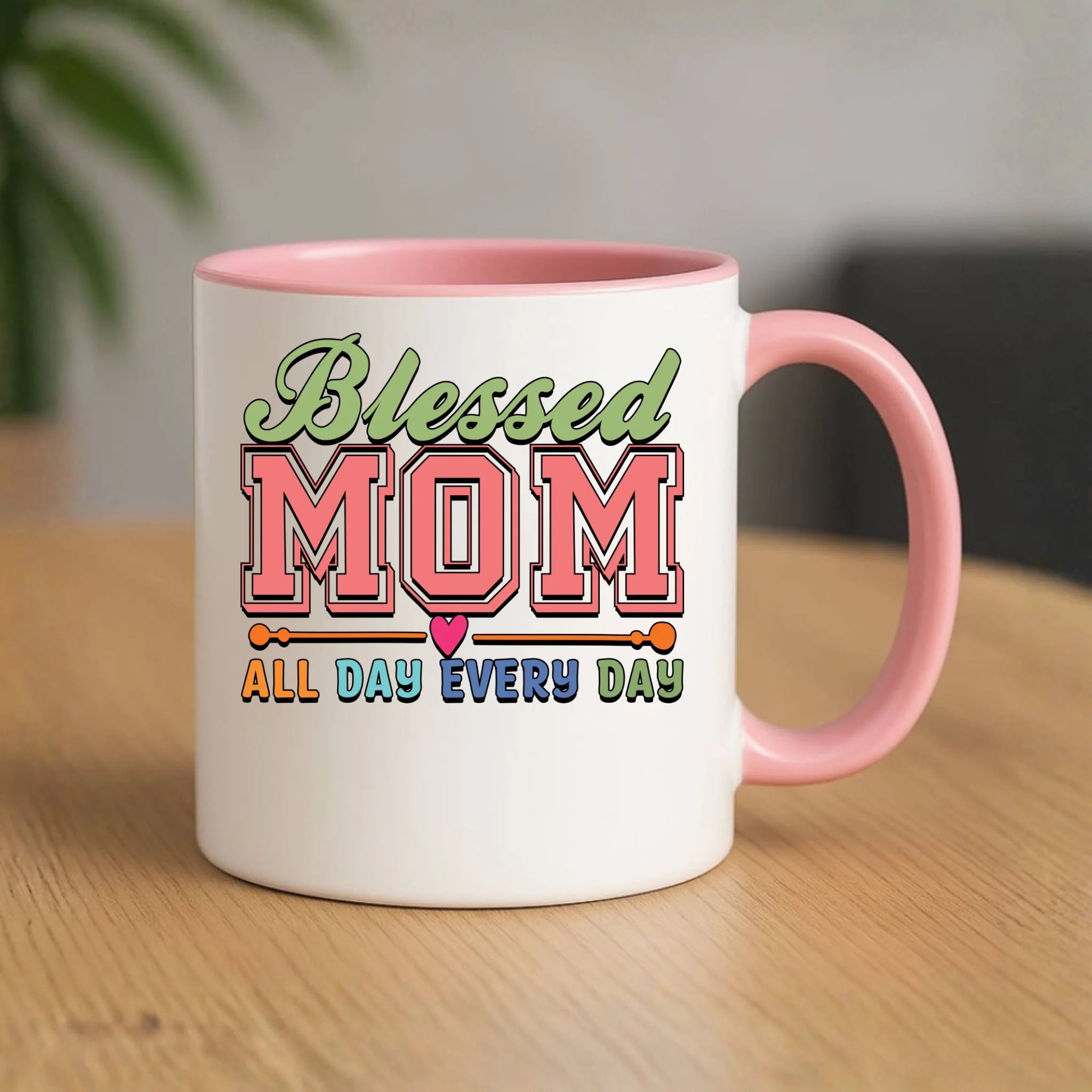 Kubek dla mamy - Blessed mom all day every day DM36 - StoryCups.pl