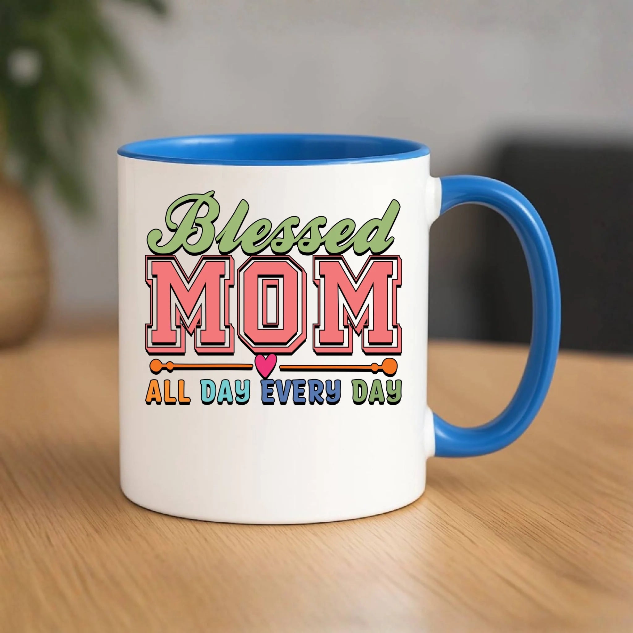 Kubek dla mamy - Blessed mom all day every day DM36 - StoryCups.pl