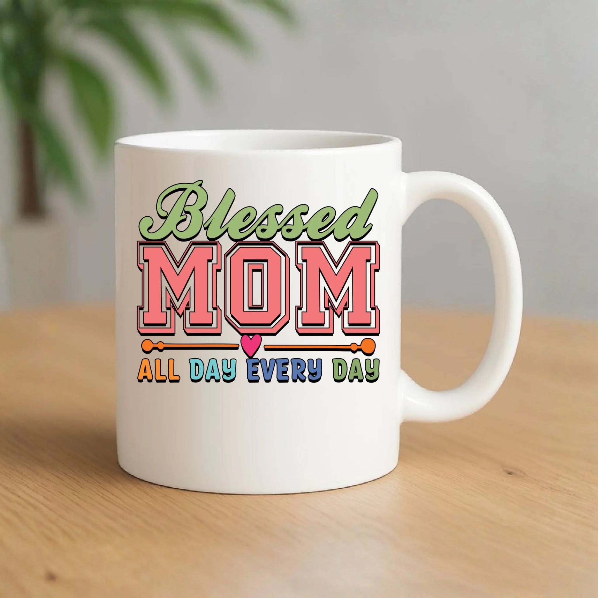 Kubek dla mamy - Blessed mom all day every day DM36 - StoryCups.pl
