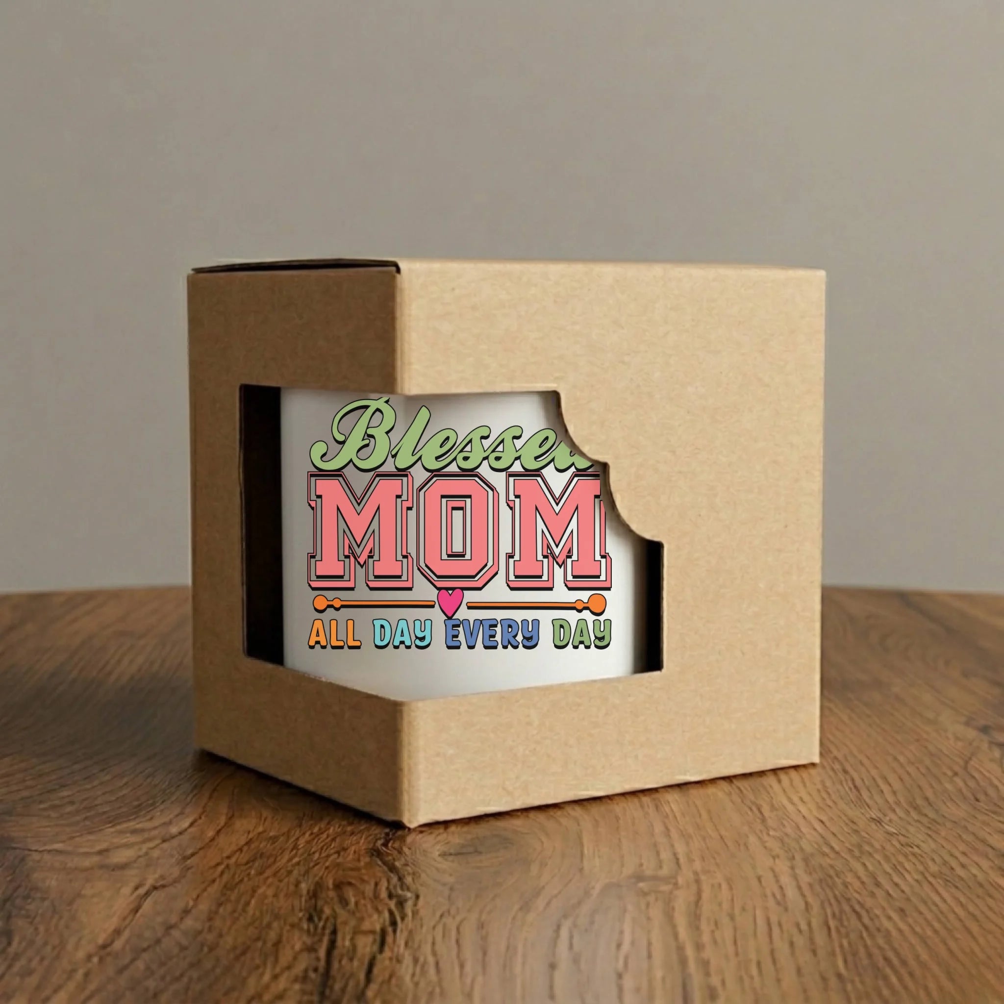 Kubek dla mamy - Blessed mom all day every day DM36 - StoryCups.pl