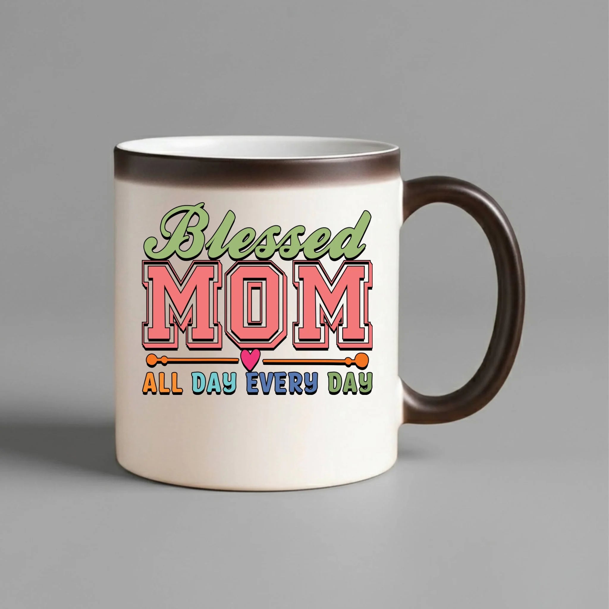 Kubek magiczny dla mamy - Blessed mom all day every day DM36 - StoryCups.pl