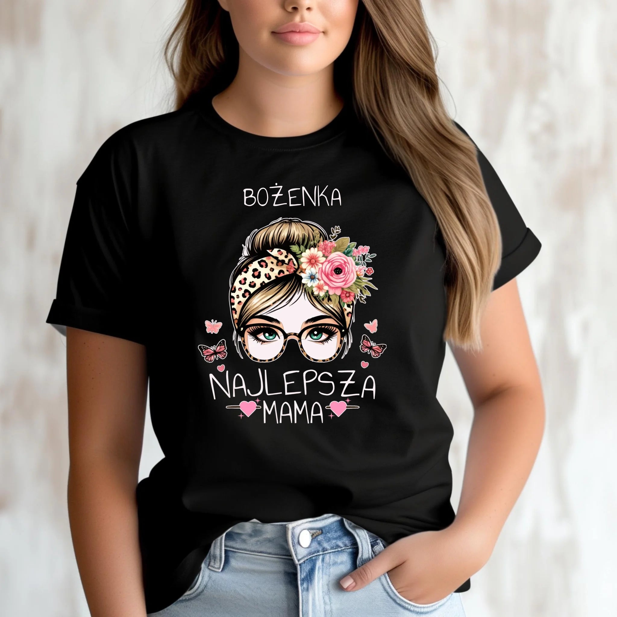 Koszulka dla mamy - Najlepsza mama - personalizowana DM37 - StoryCups.pl