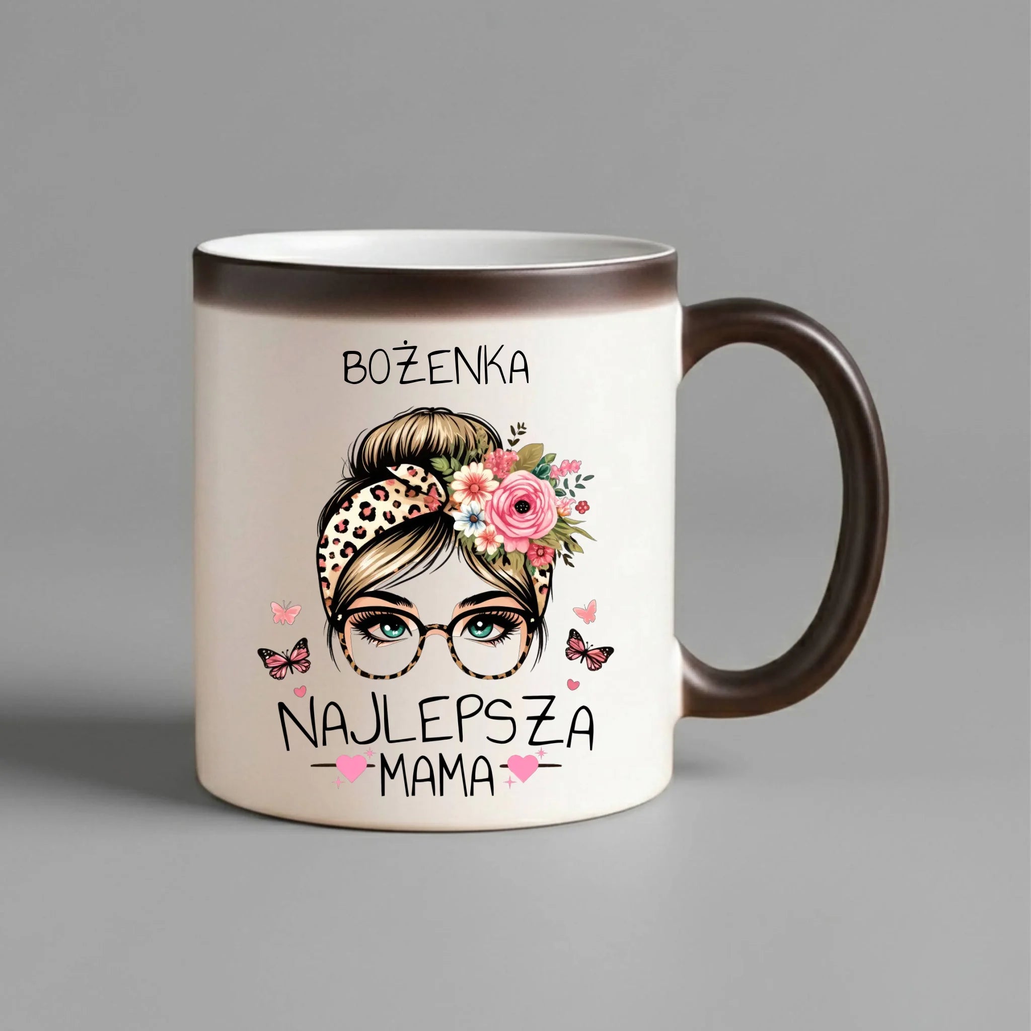 Kubek magiczny dla mamy - Najlepsza mama - personalizowany DM37 - StoryCups.pl