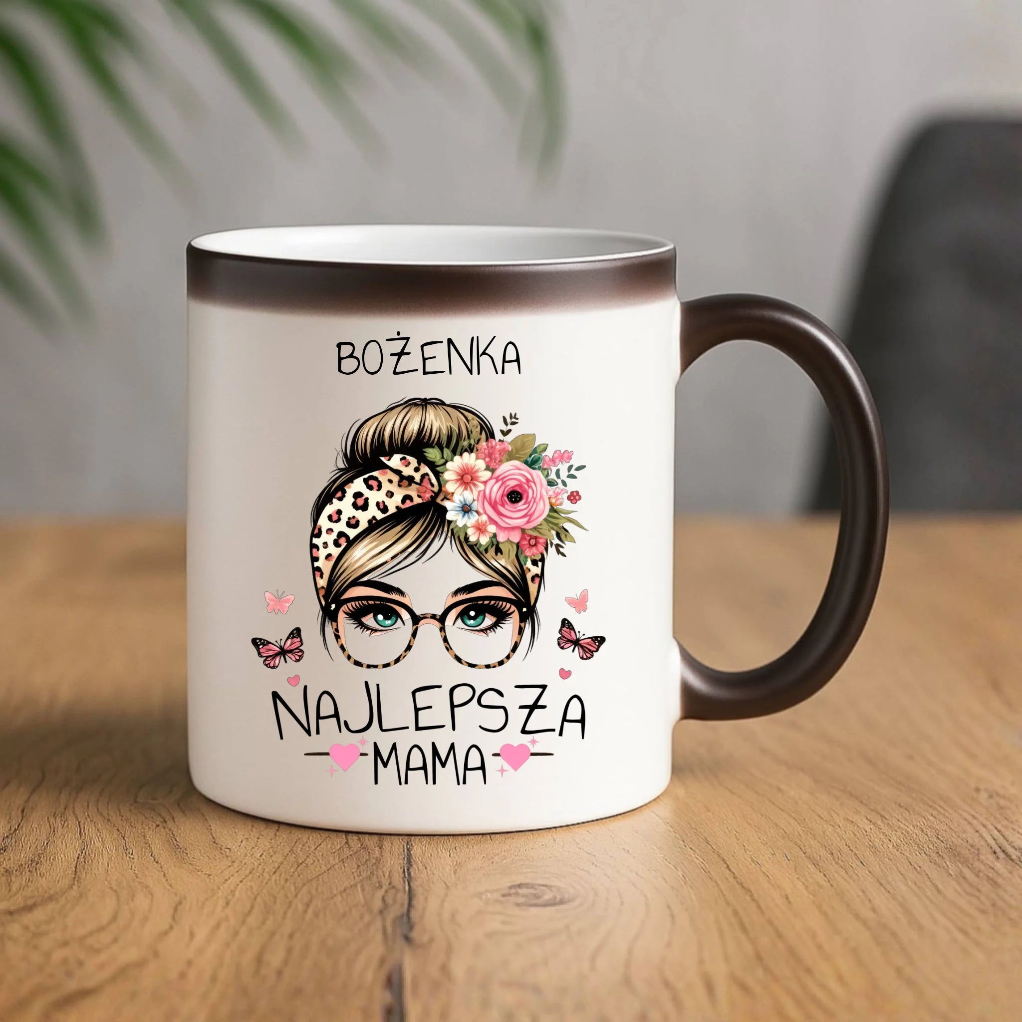 Kubek magiczny dla mamy - Najlepsza mama - personalizowany DM37 - StoryCups.pl