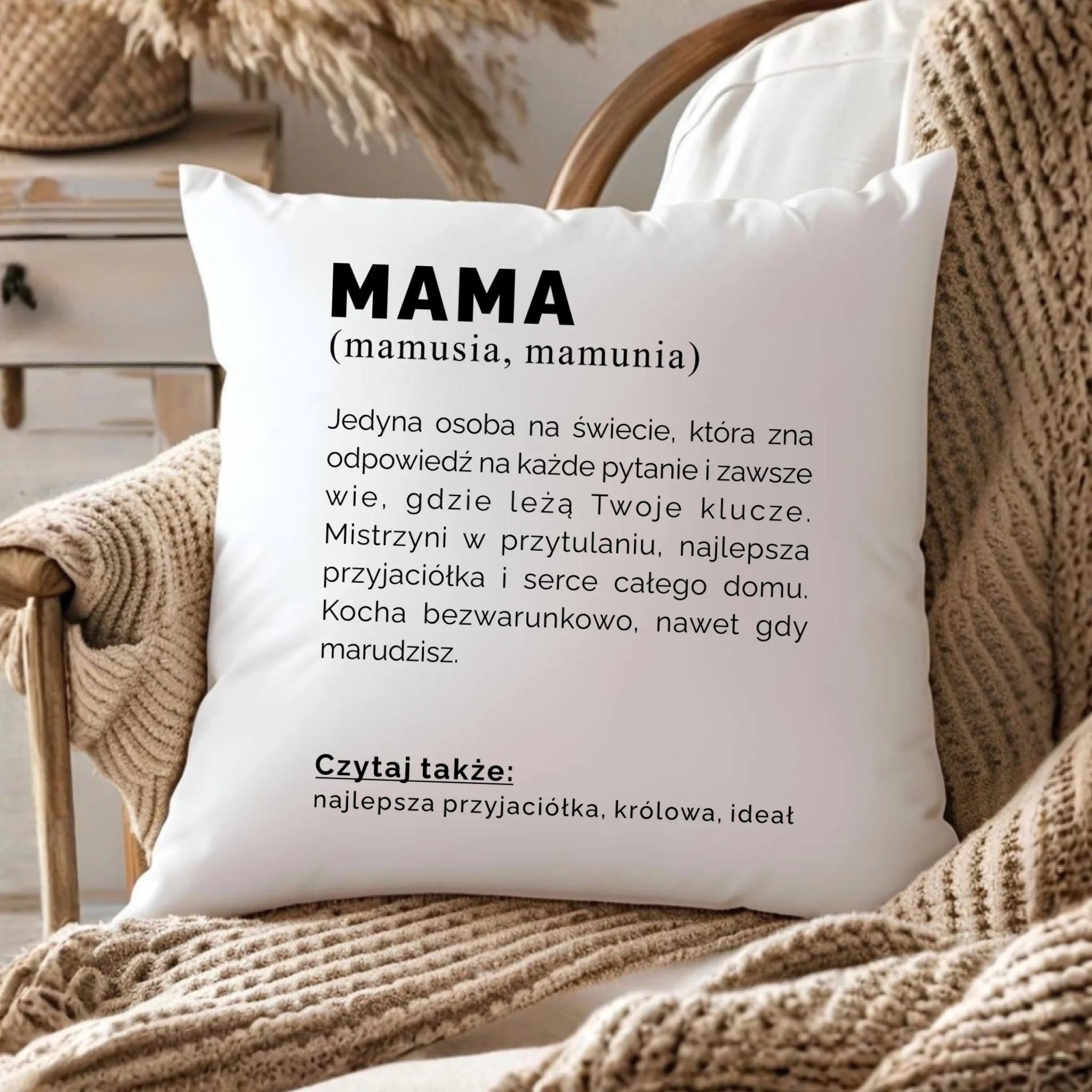 Poduszka dla mamy - Mama definicja DM40 - StoryCups.pl