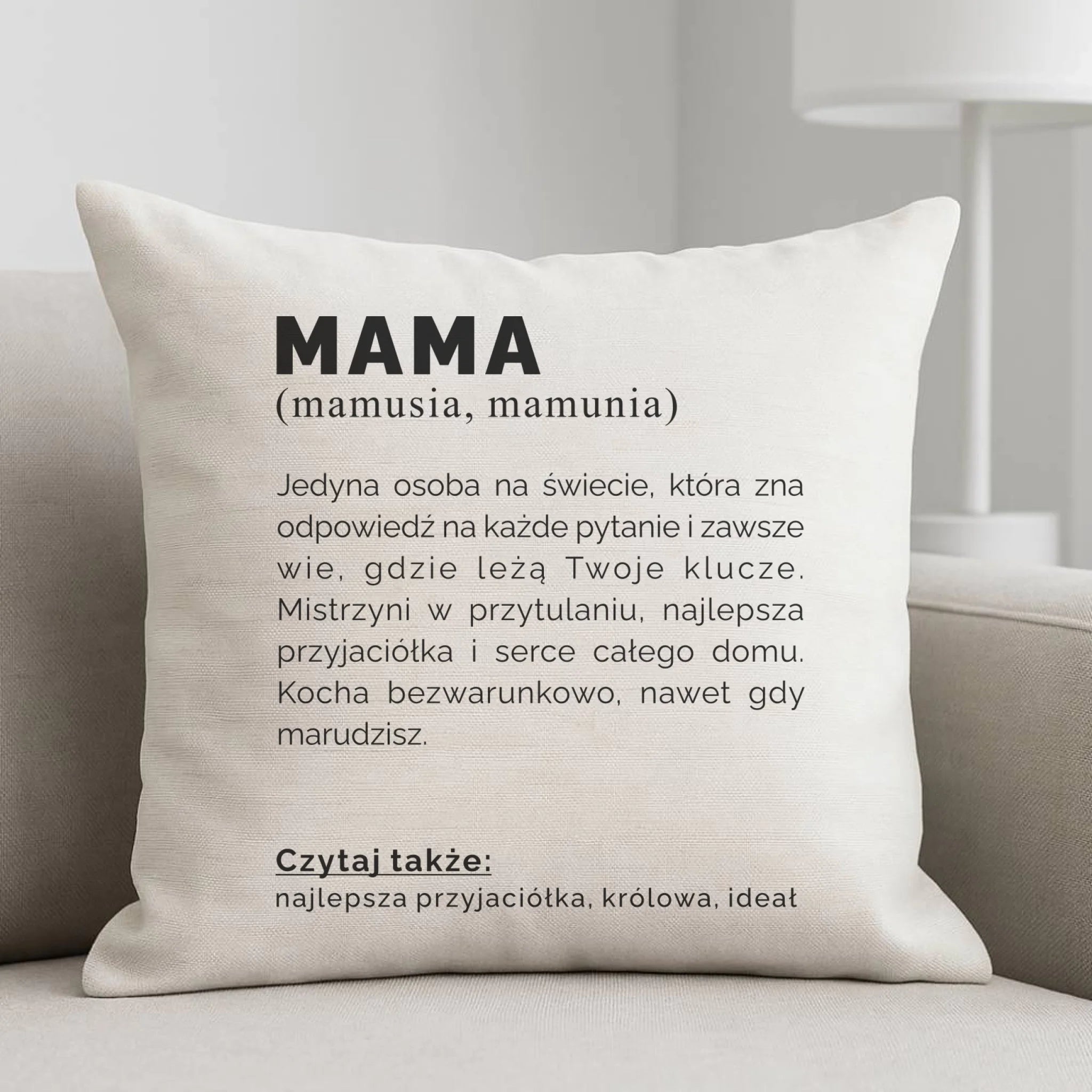 Poduszka dla mamy - Mama definicja DM40 - StoryCups.pl