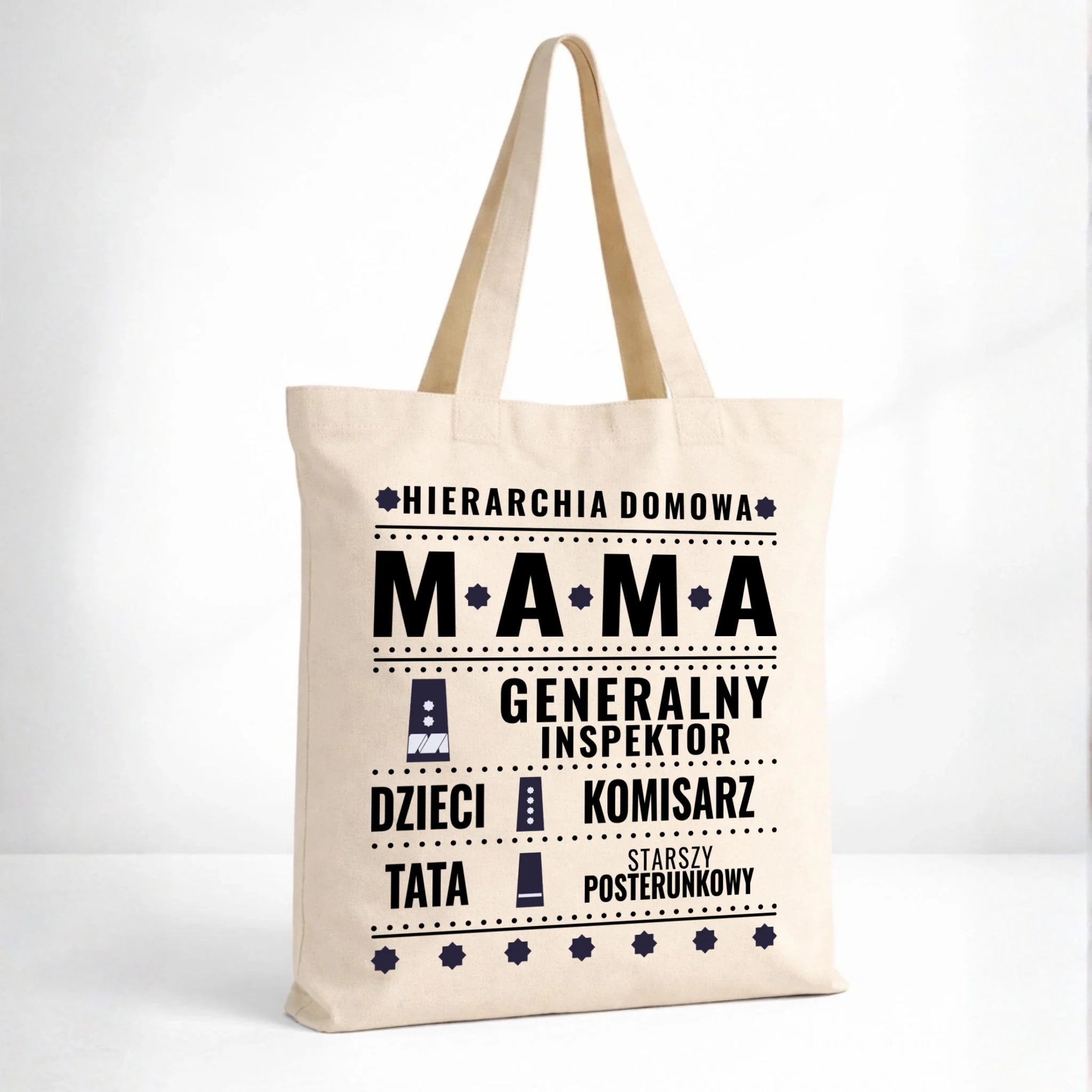 Torba dla mamy - Generał Mama Policja - personalizowana DM41 - StoryCups.pl
