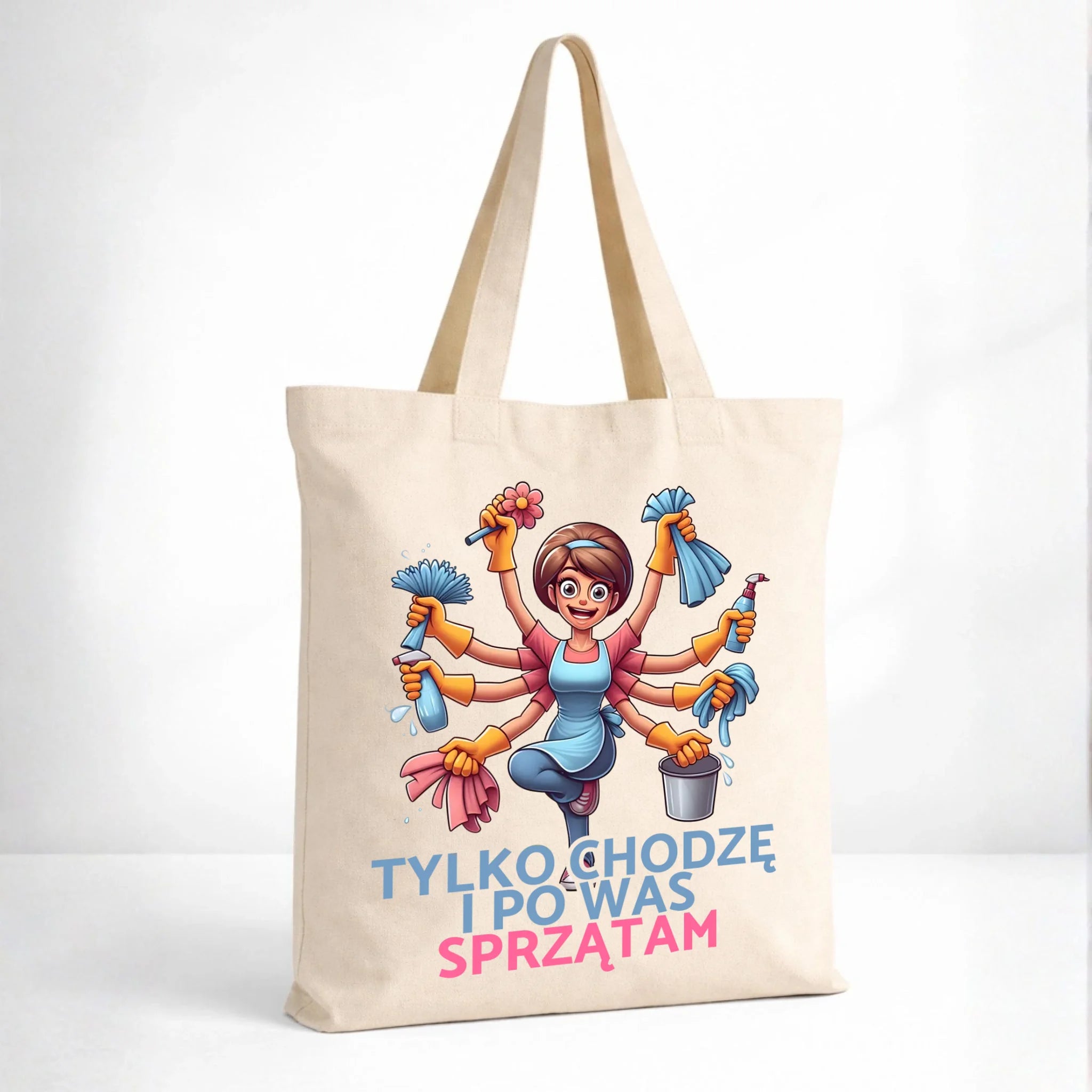 Torba dla mamy - Tylko chodzę i po Was sprzątam DM42 - StoryCups.pl