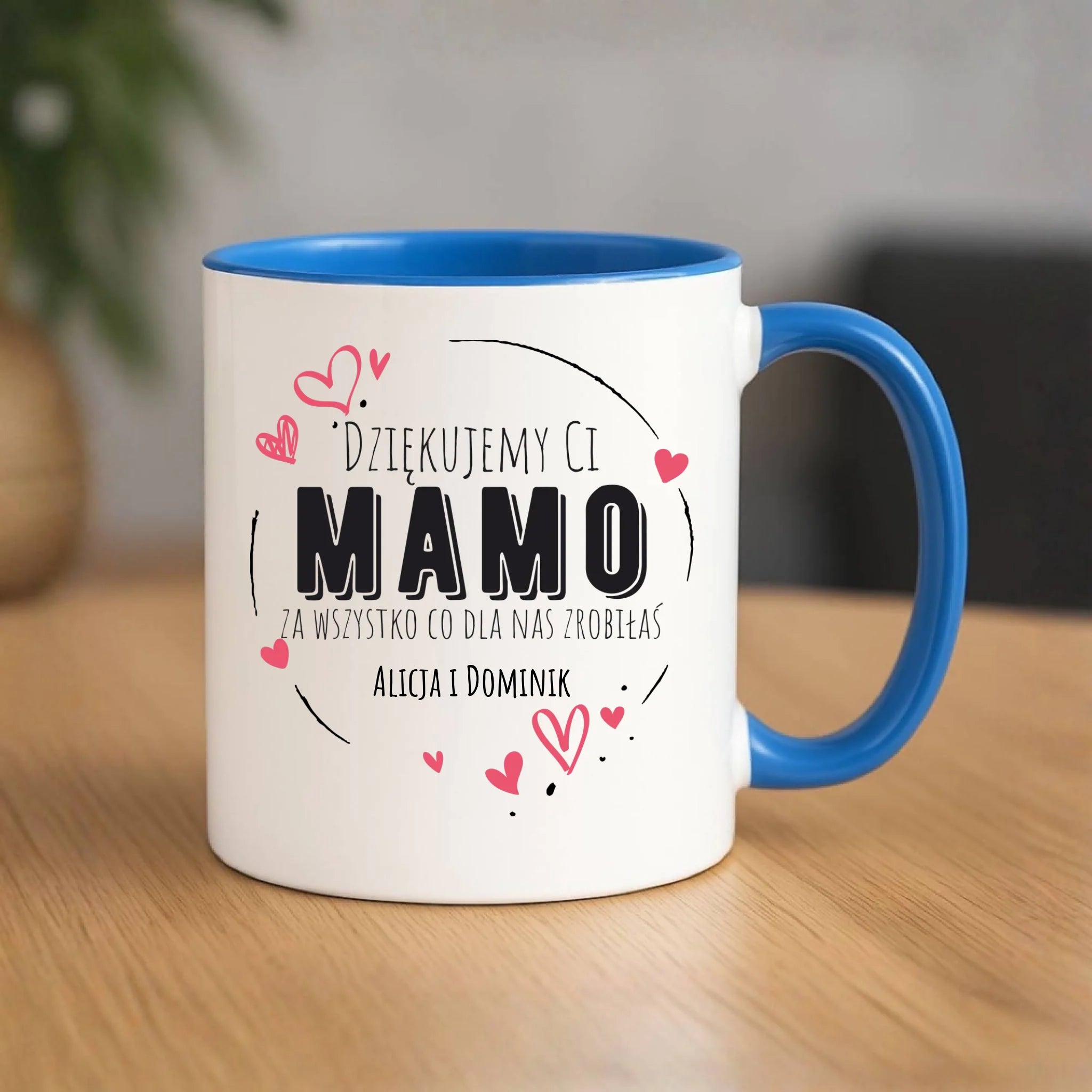 Kubek dla mamy - Dziękujemy Ci Mamo - personalizowany DM43 - StoryCups.pl