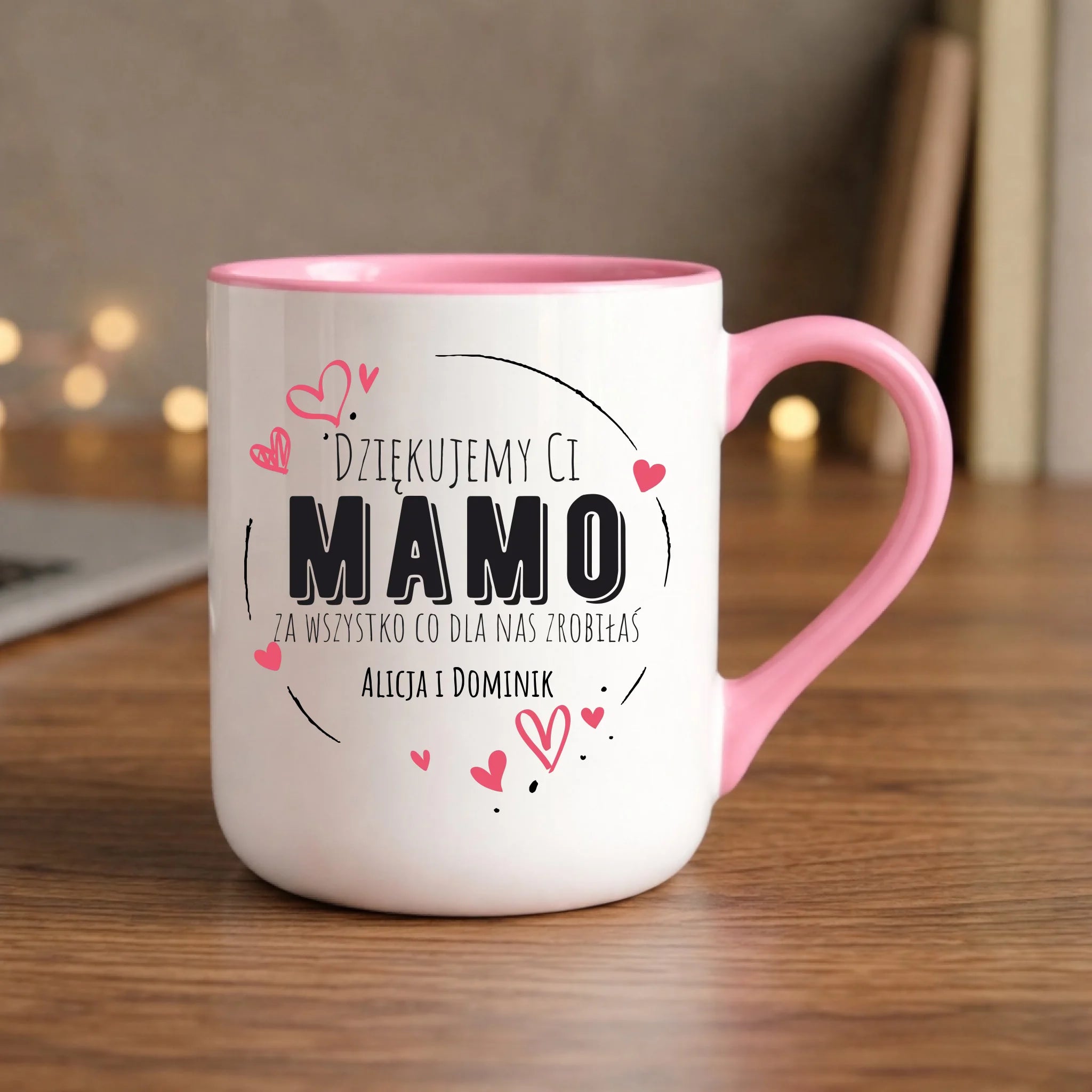 Kubek elegant dla mamy - Dziękujemy Ci Mamo - personalizowany DM43 - StoryCups.pl