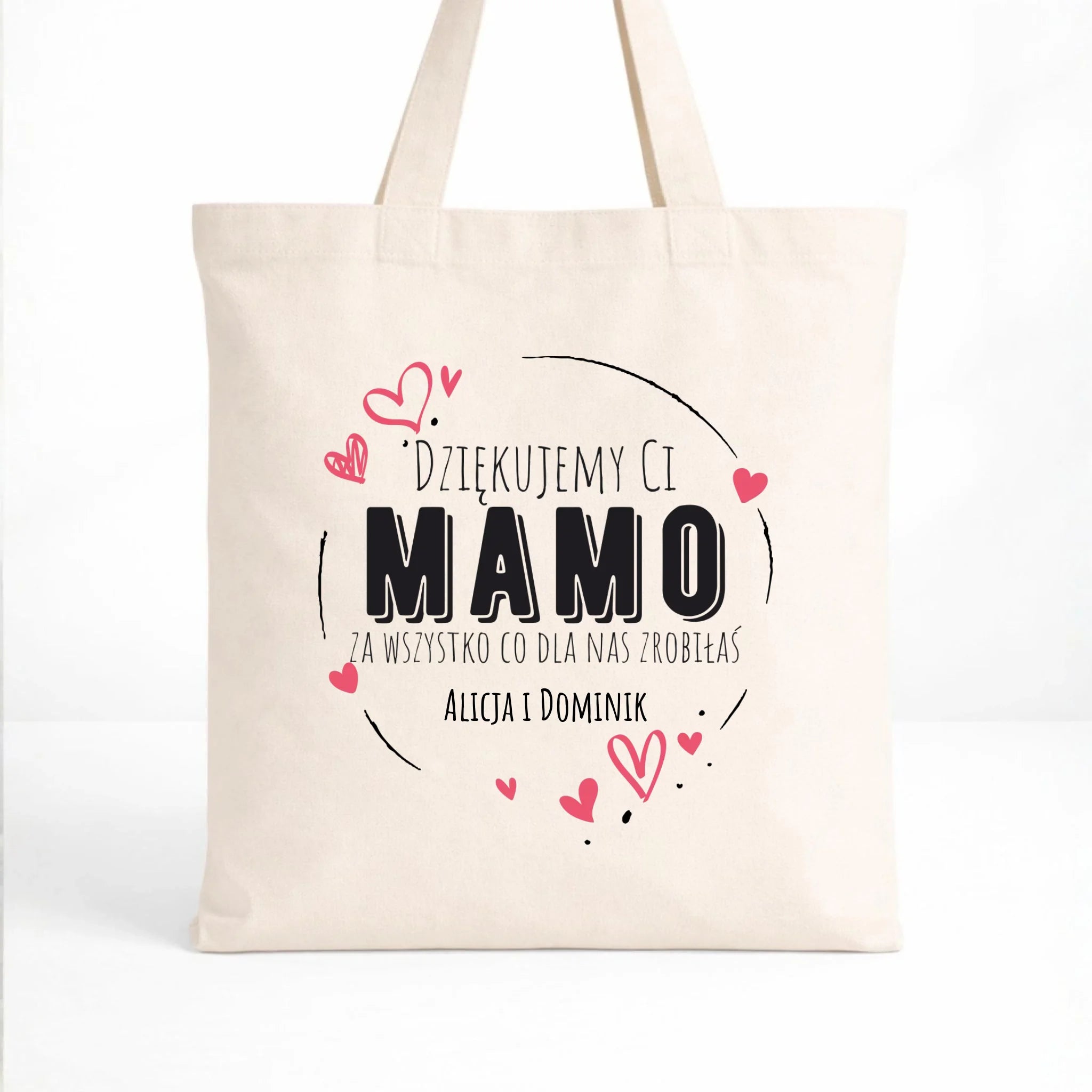 Torba dla mamy - Dziękujemy Ci Mamo - personalizowana DM43 - StoryCups.pl