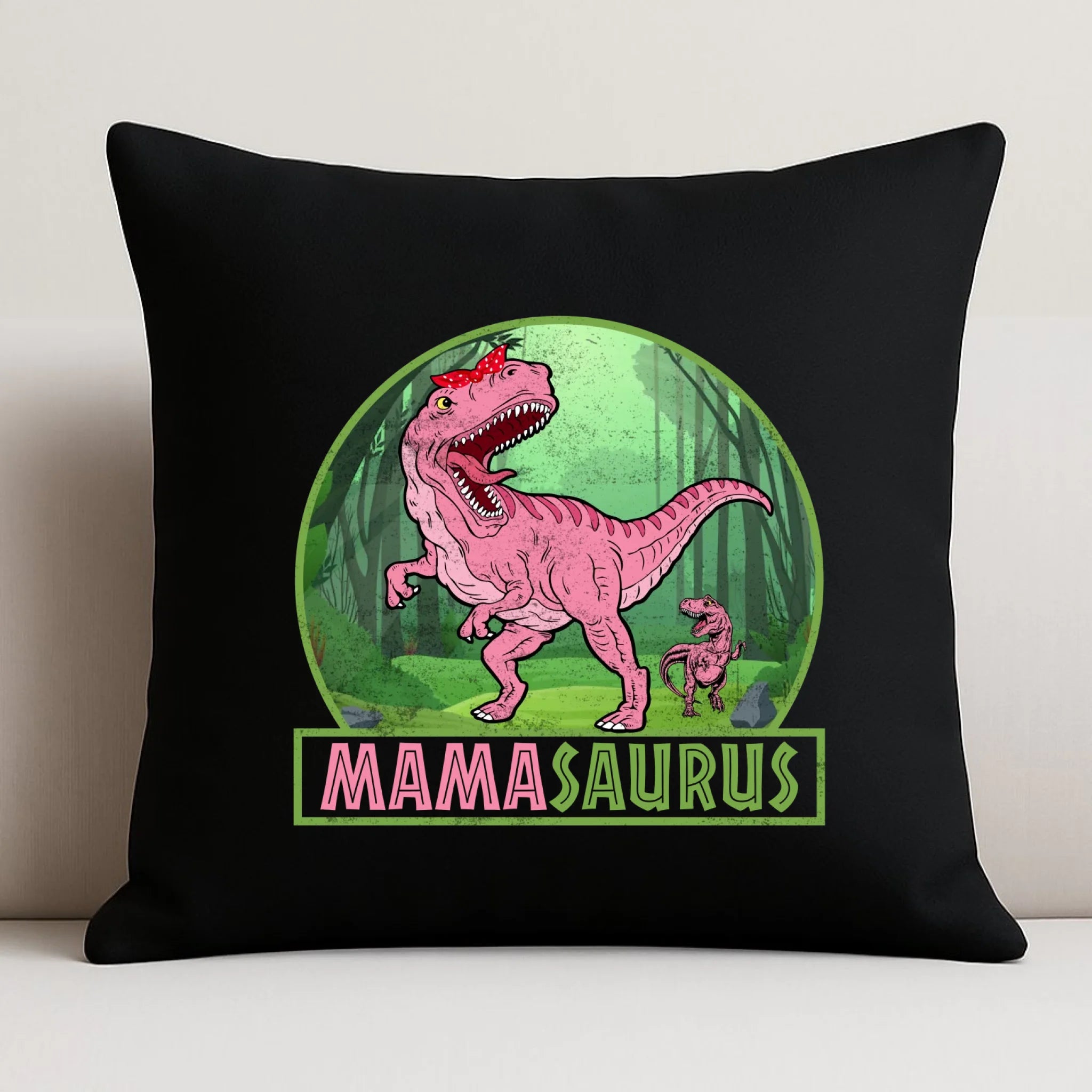 Poduszka dekoracyjna dla mamy - Mamasaurus DM45 - StoryCups.pl