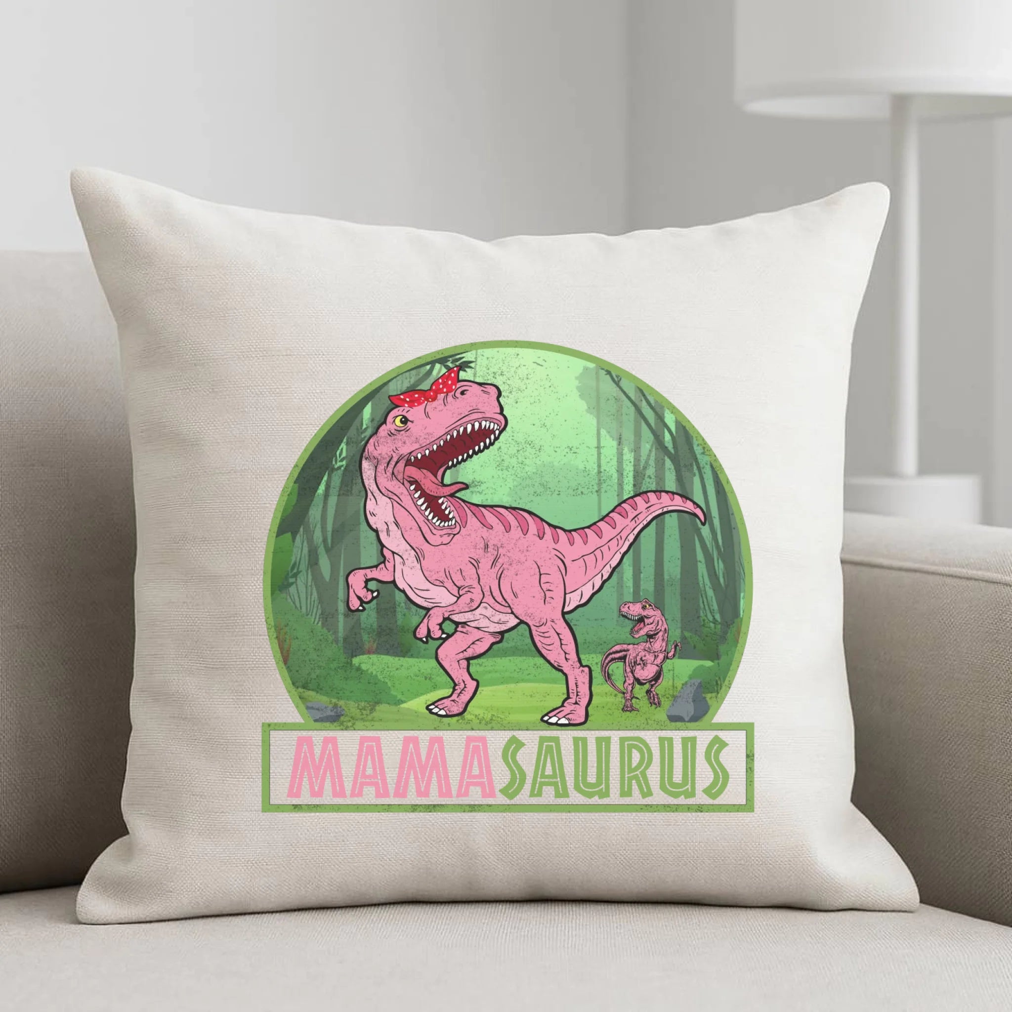Poduszka dla mamy - Mamasaurus DM45 - StoryCups.pl