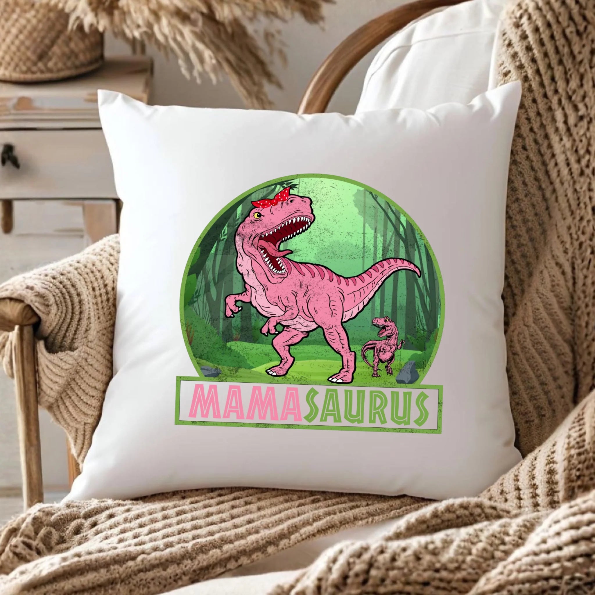 Poduszka dla mamy - Mamasaurus DM45 - StoryCups.pl