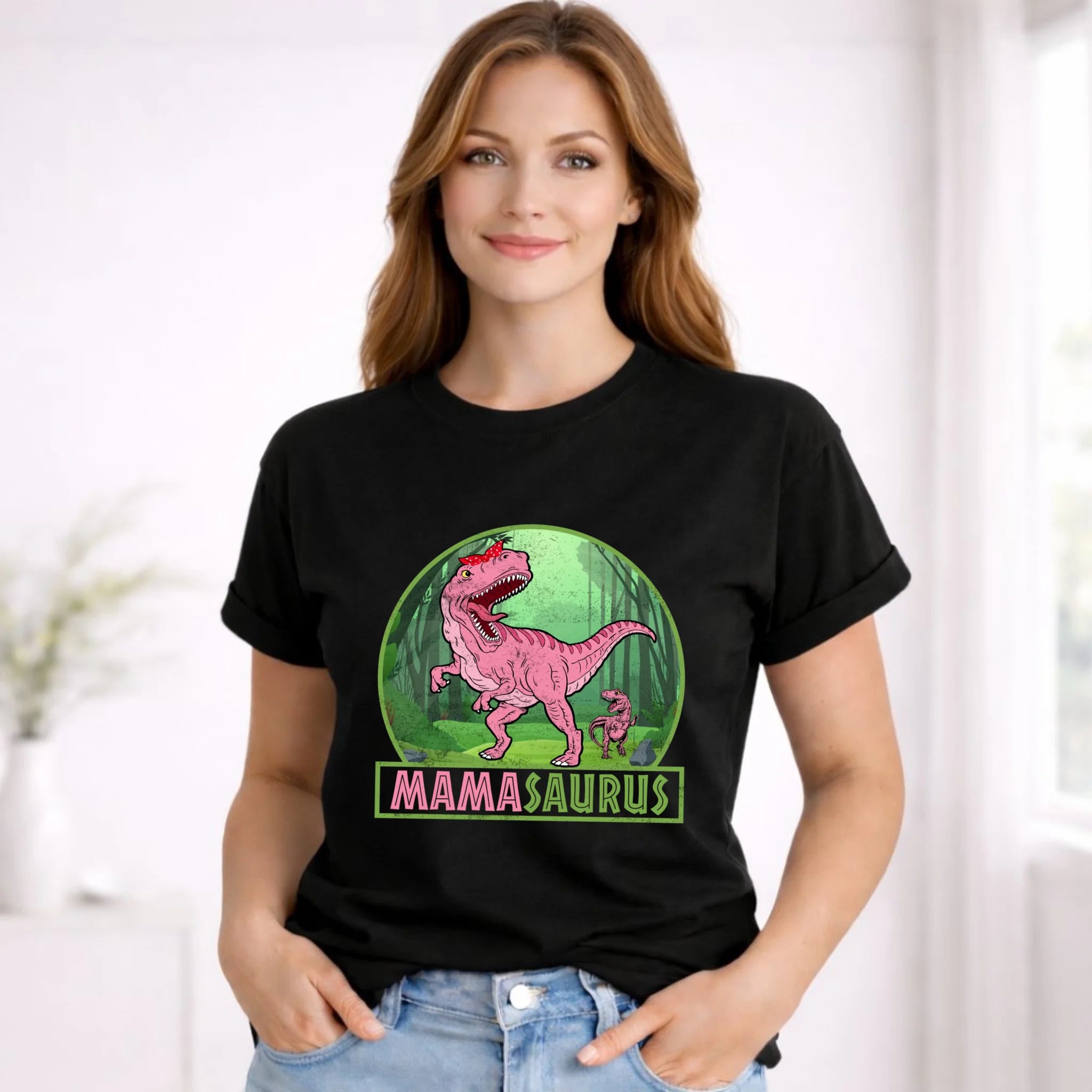 Koszulka dla mamy - Mamasaurus DM45 - StoryCups.pl