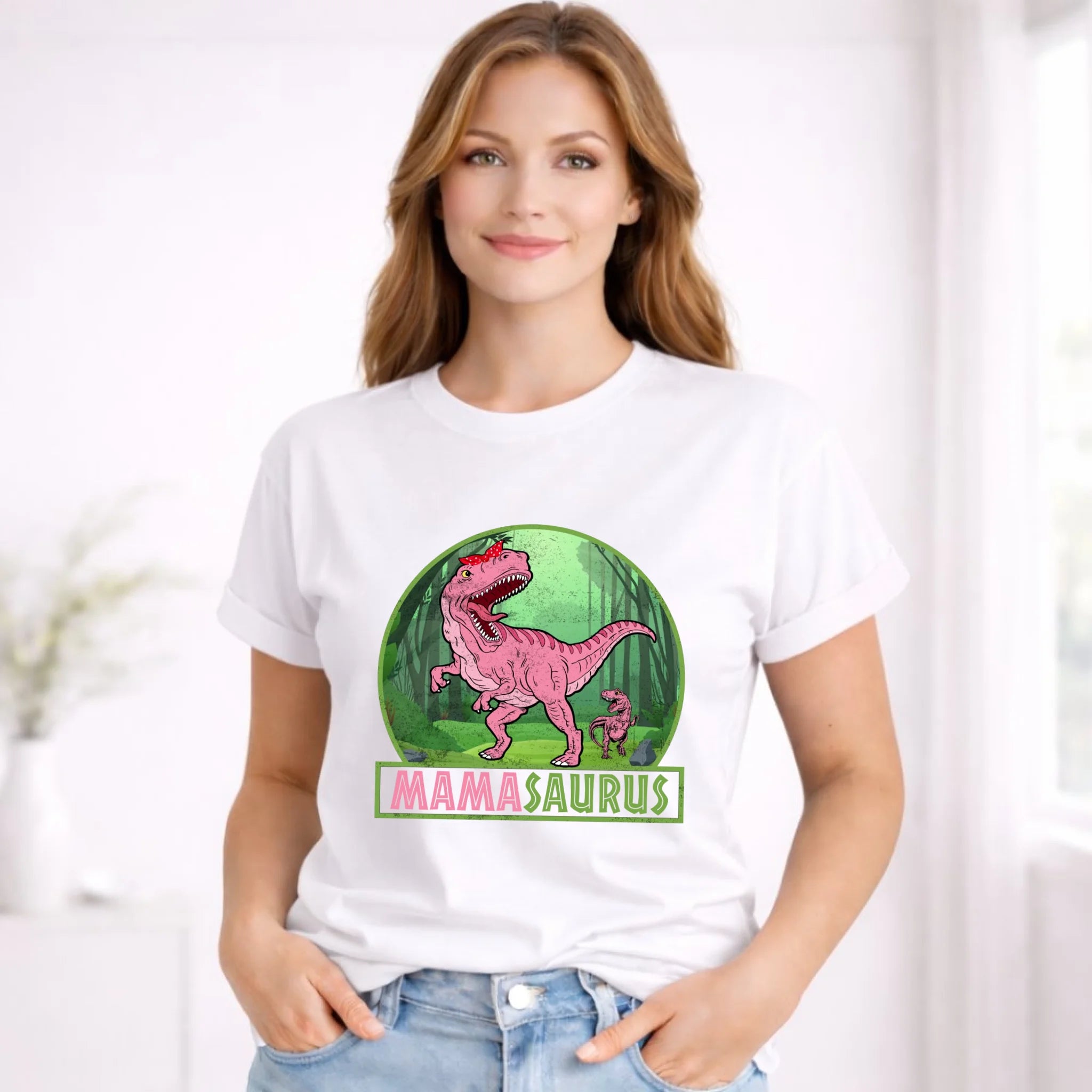 Koszulka dla mamy - Mamasaurus DM45 - StoryCups.pl