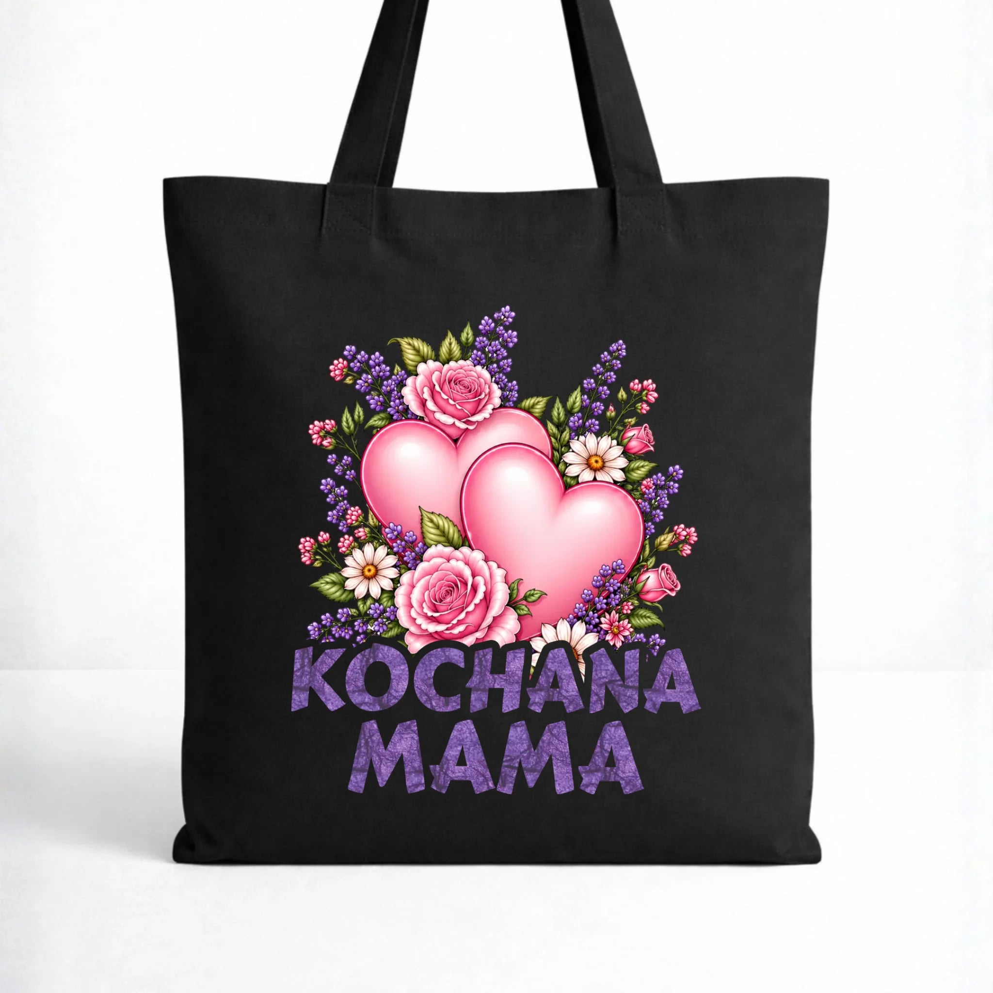 Torba dla mamy - Kochana Mama bukiet z sercem DM46 - StoryCups.pl