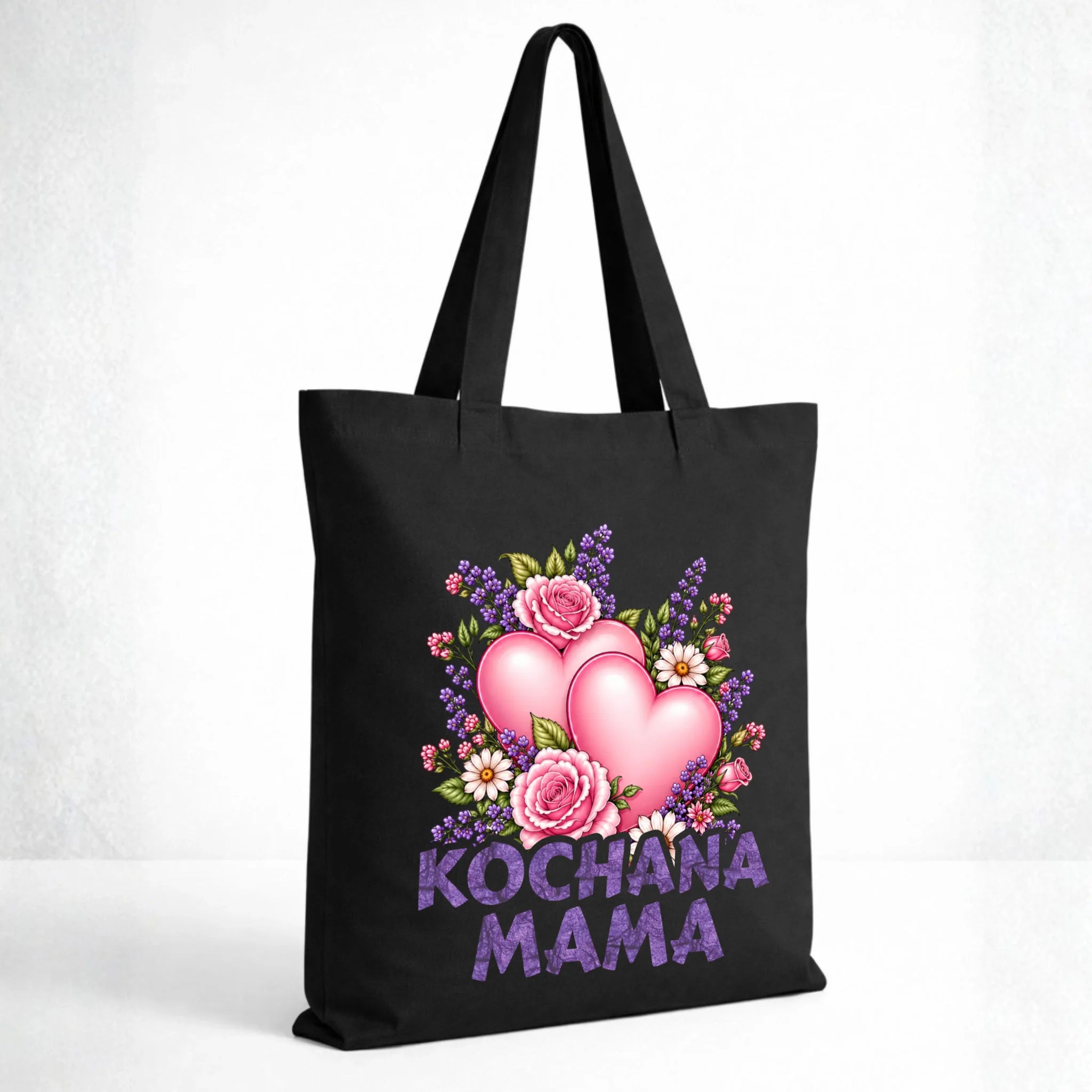 Torba dla mamy - Kochana Mama bukiet z sercem DM46 - StoryCups.pl