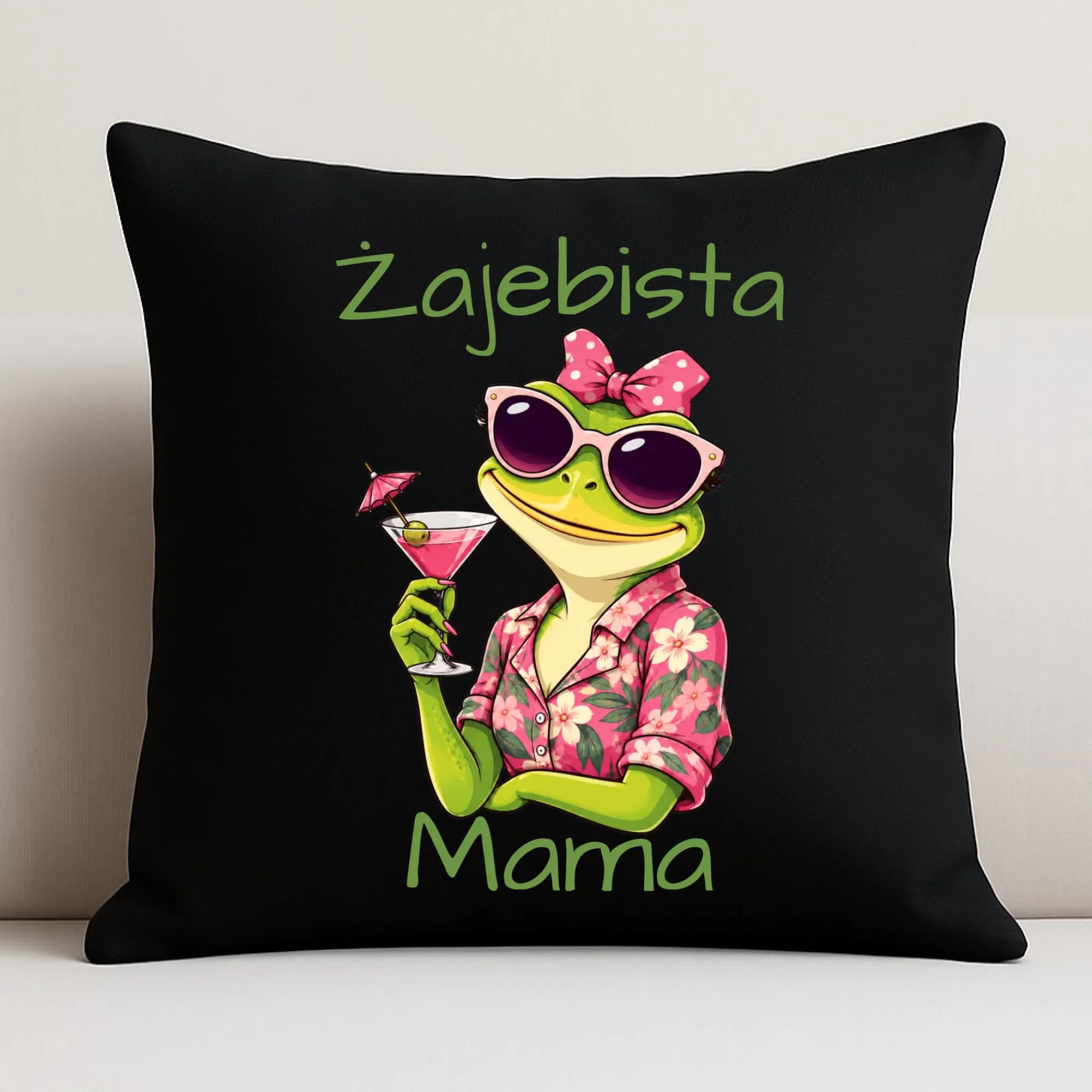 Poduszka dekoracyjna dla mamy - Żajebista Mama DM47 - StoryCups.pl