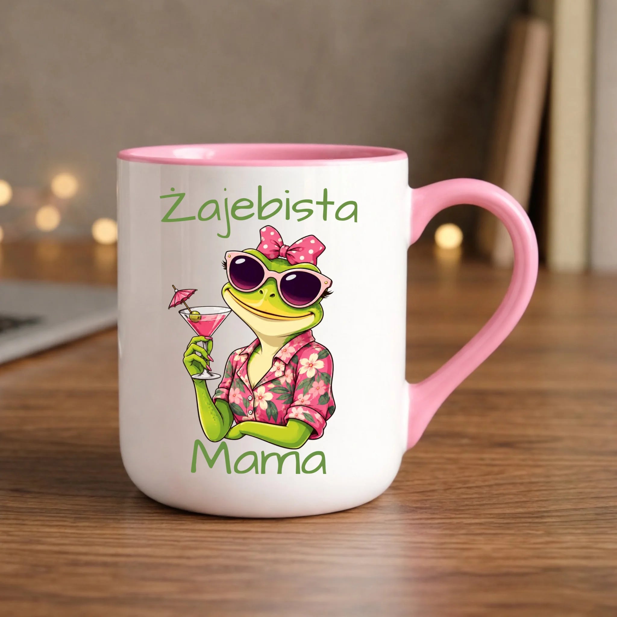Kubek elegant dla mamy - Żajebista Mama DM47 - StoryCups.pl