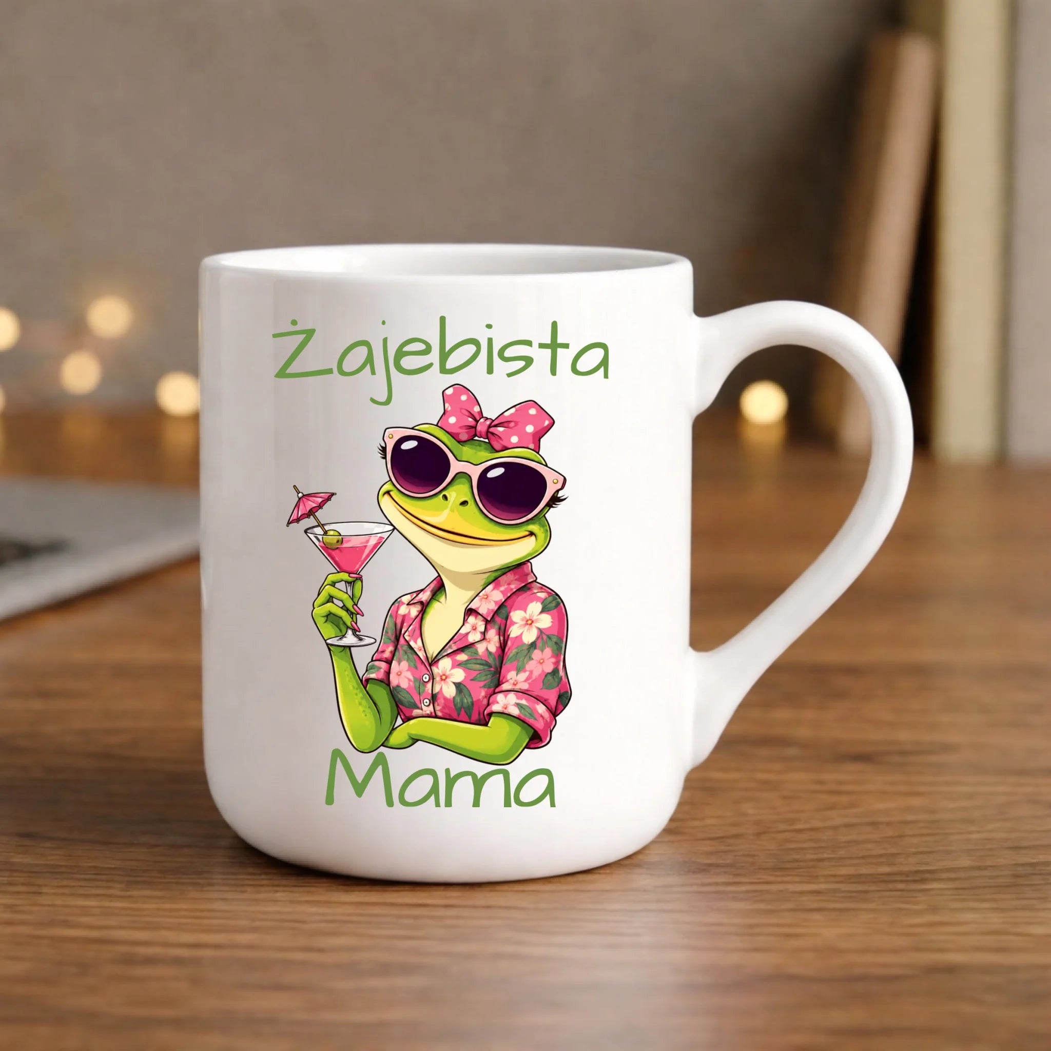 Kubek elegant dla mamy - Żajebista Mama DM47 - StoryCups.pl