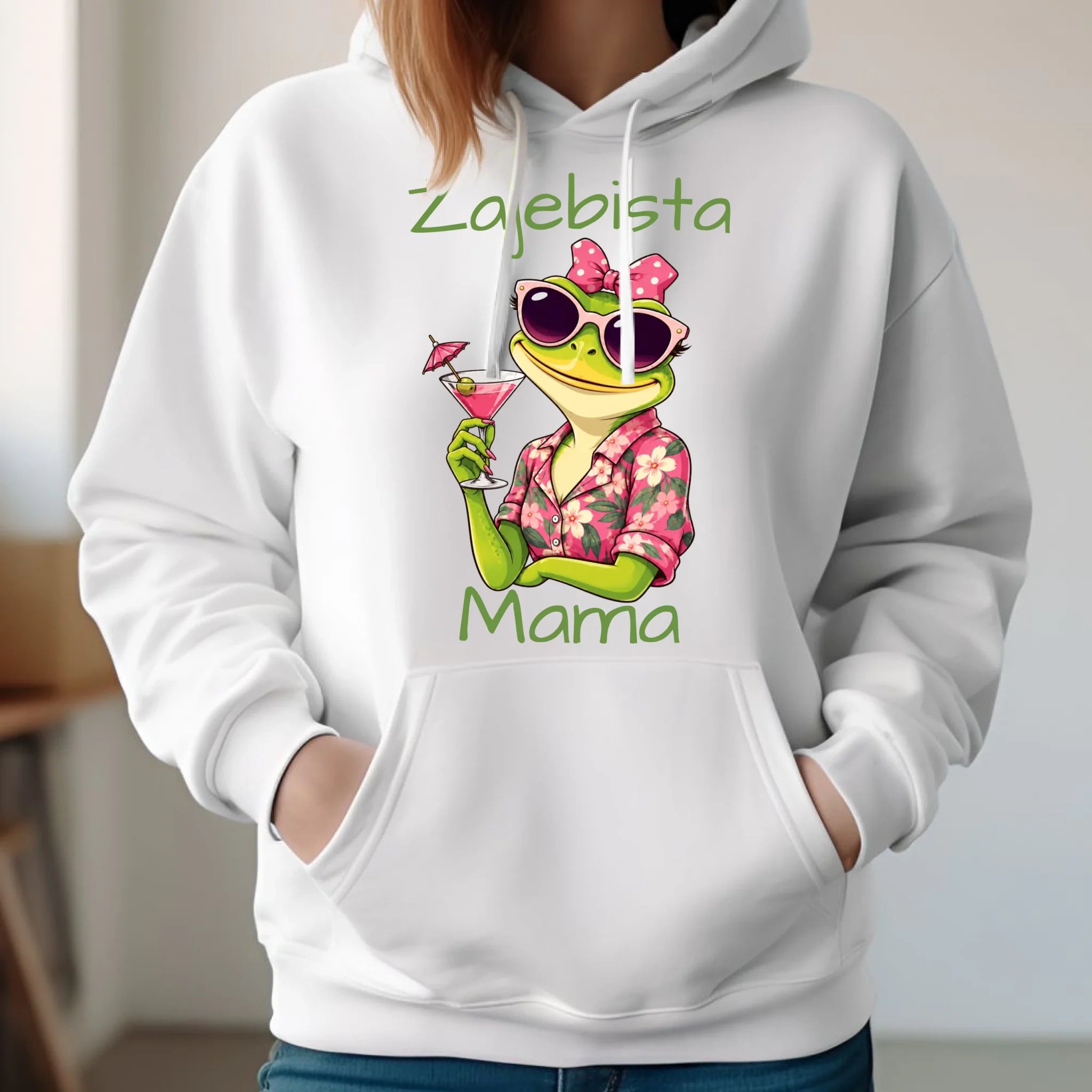 Bluza z kapturem dla mamy - Żajebista Mama DM47 - StoryCups.pl