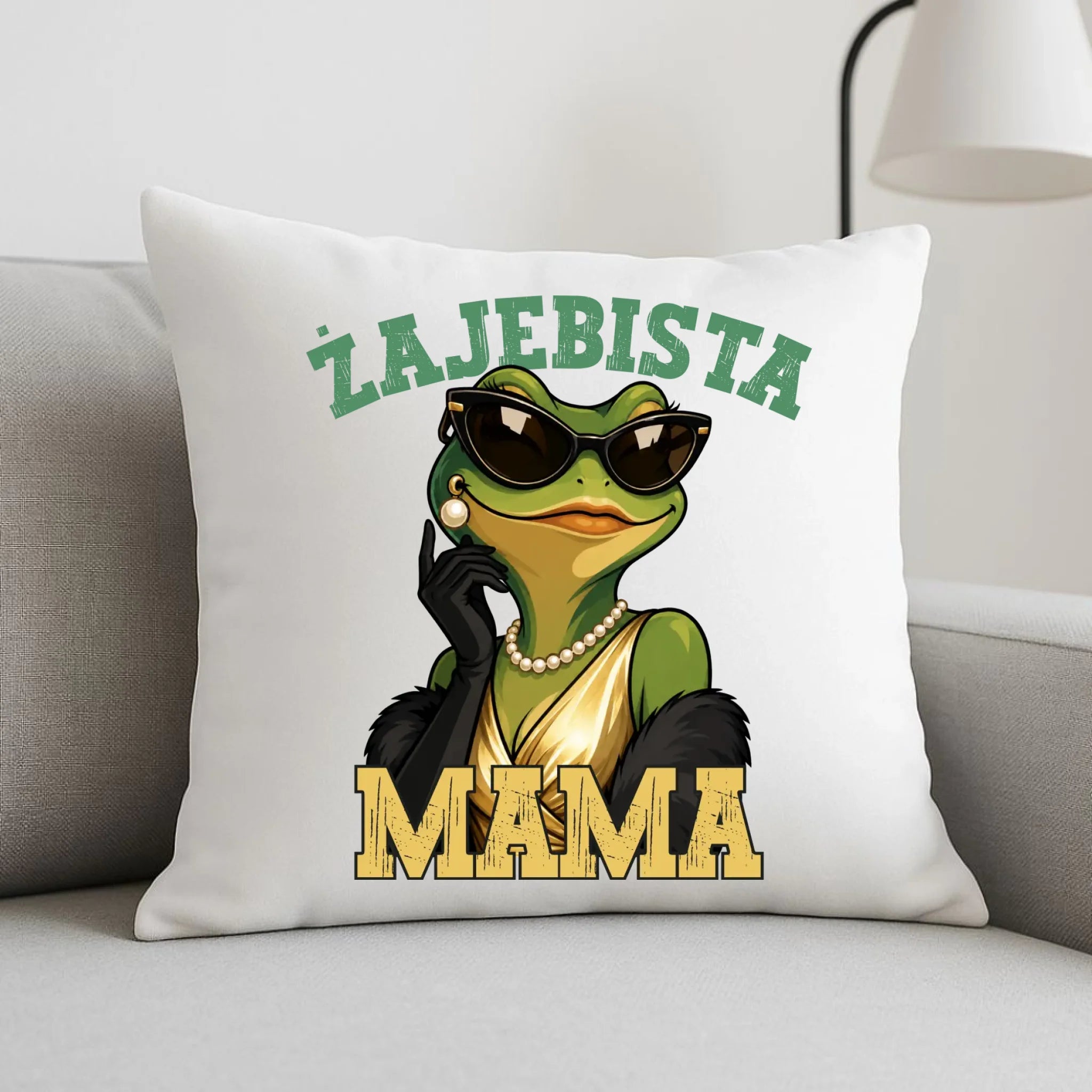 Poduszka dla mamy - Żajebista Mama Glamour DM48 - StoryCups.pl