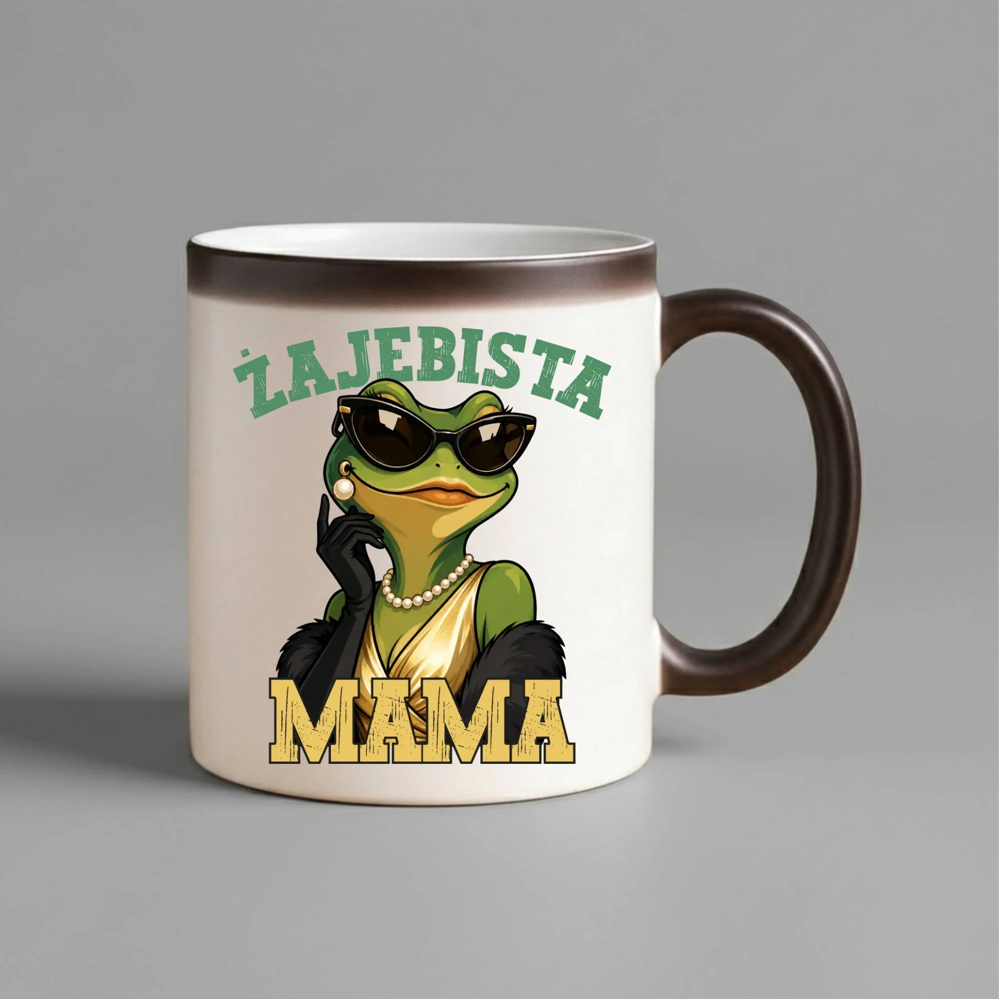 Kubek magiczny dla mamy - Żajebista Mama Glamour DM48 - StoryCups.pl