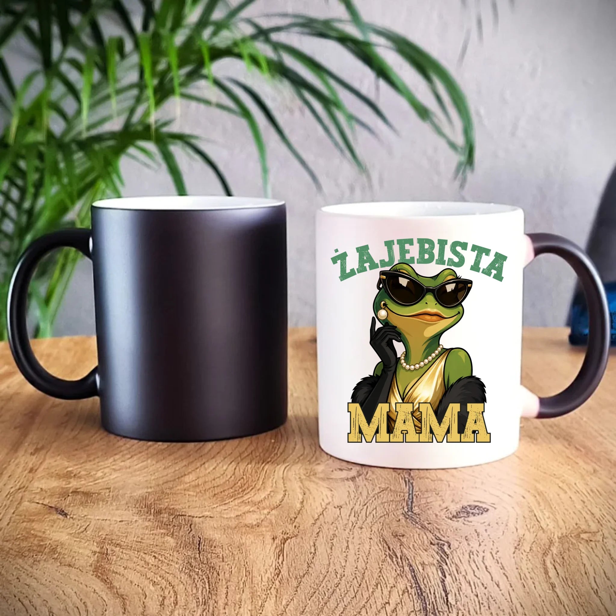 Kubek magiczny dla mamy - Żajebista Mama Glamour DM48 - StoryCups.pl