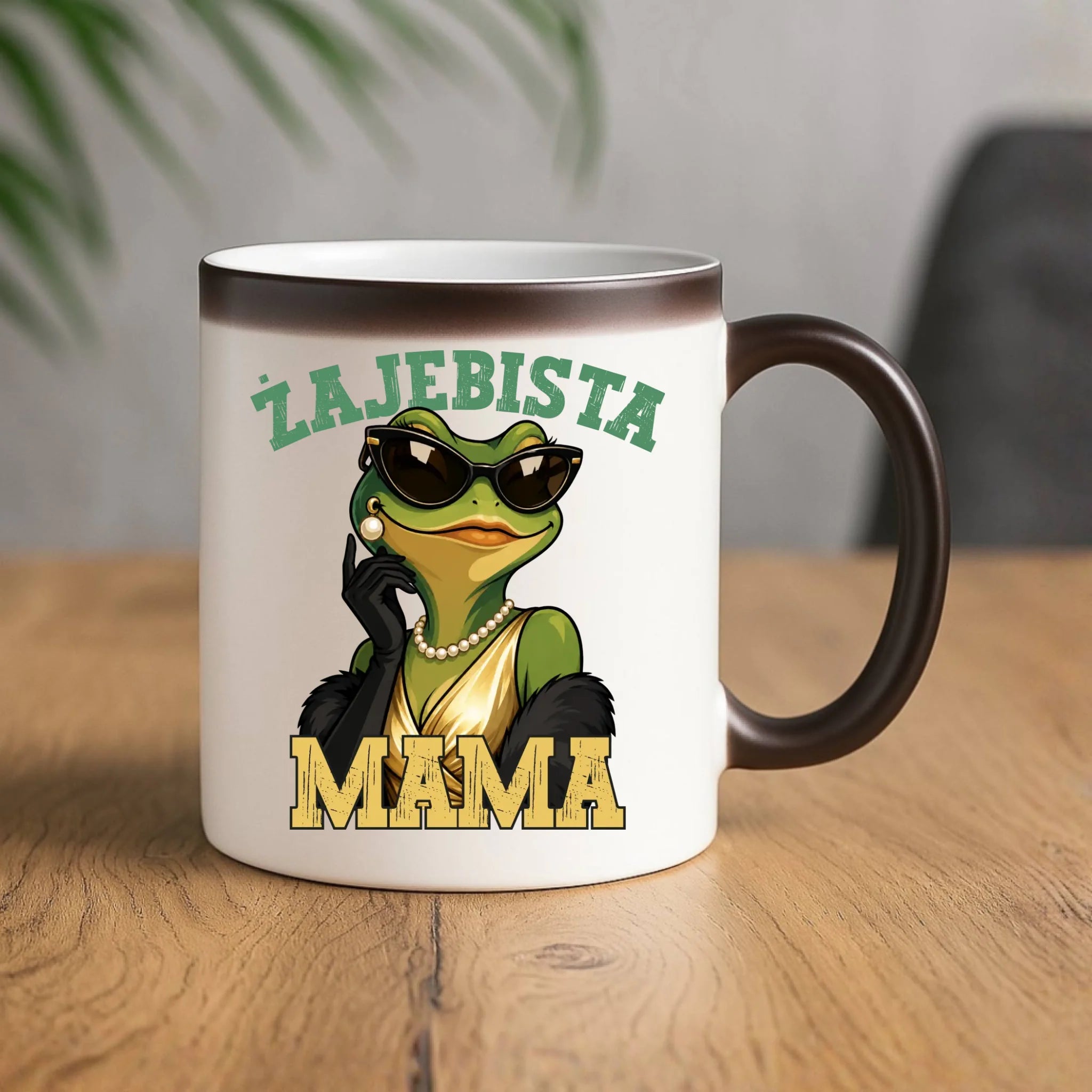 Kubek magiczny dla mamy - Żajebista Mama Glamour DM48 - StoryCups.pl