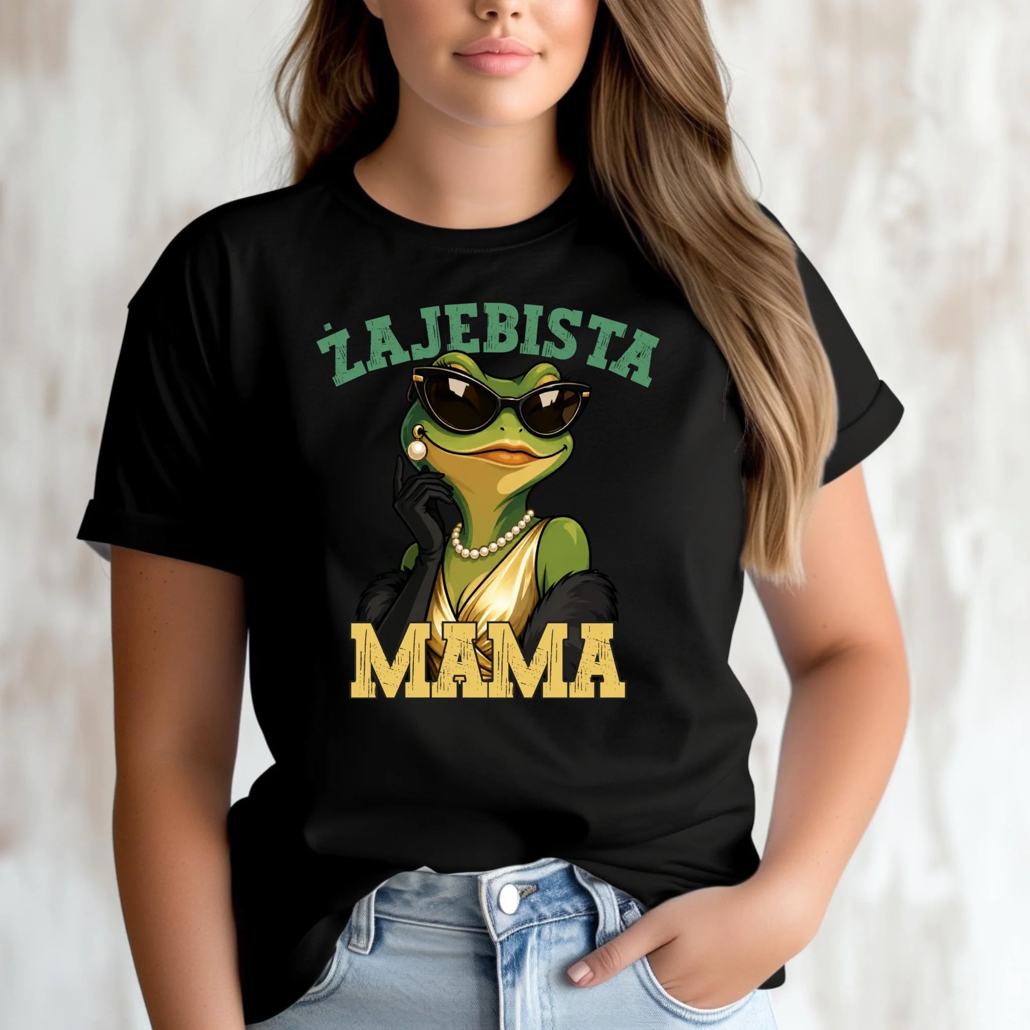 Koszulka dla mamy - Żajebista Mama Glamour DM48 - StoryCups.pl