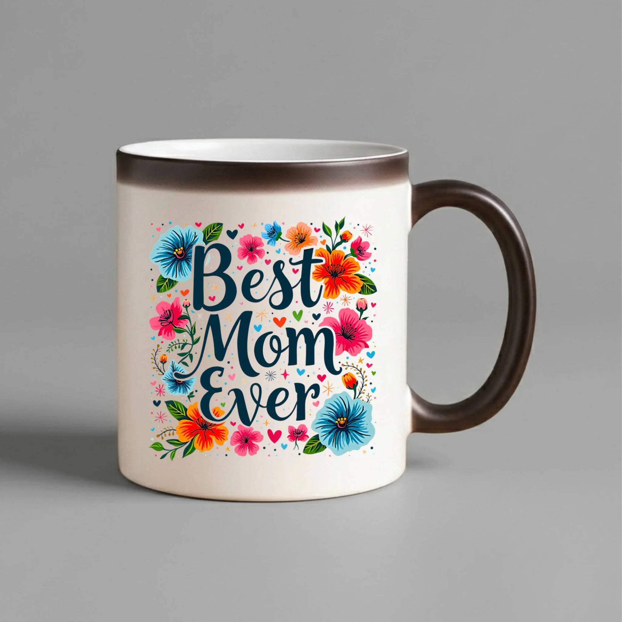 Kubek magiczny dla mamy - Kwiaty - Best mom ever DM34 - StoryCups.pl
