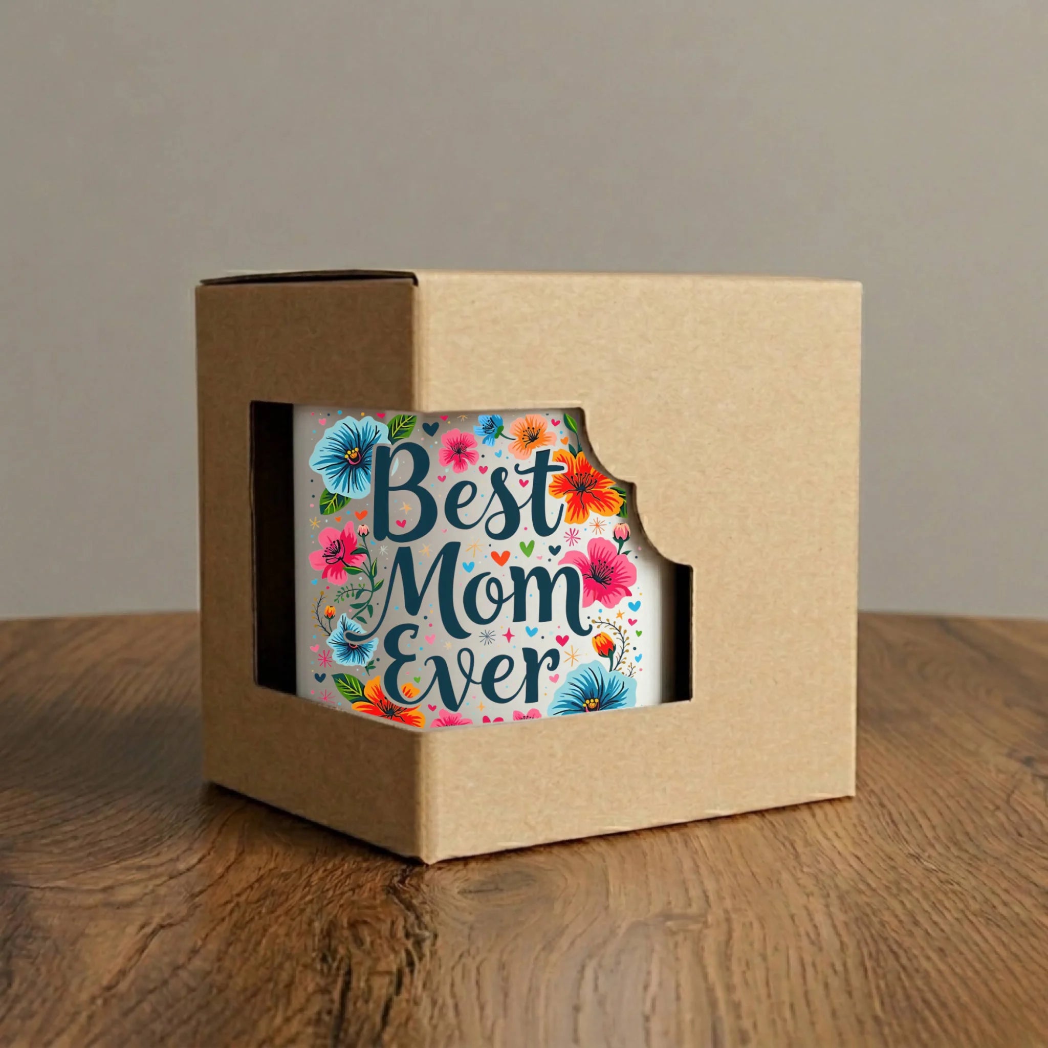 Kubek magiczny dla mamy - Kwiaty - Best mom ever DM34 - StoryCups.pl