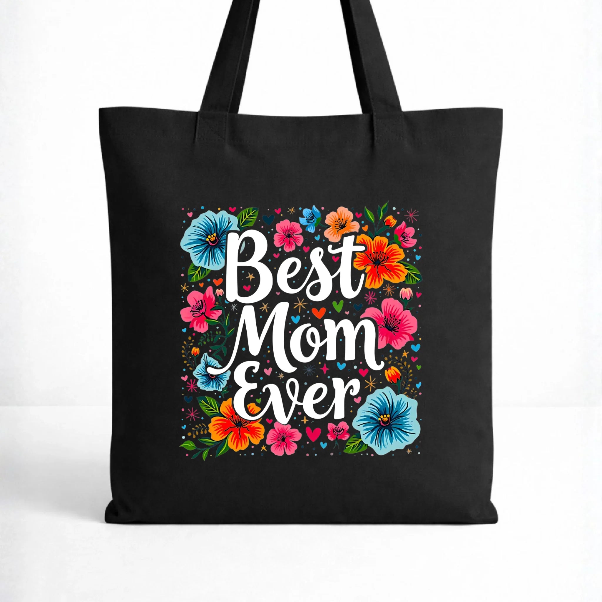 Torba dla mamy - Kwiaty - Best mom ever DM34 - StoryCups.pl