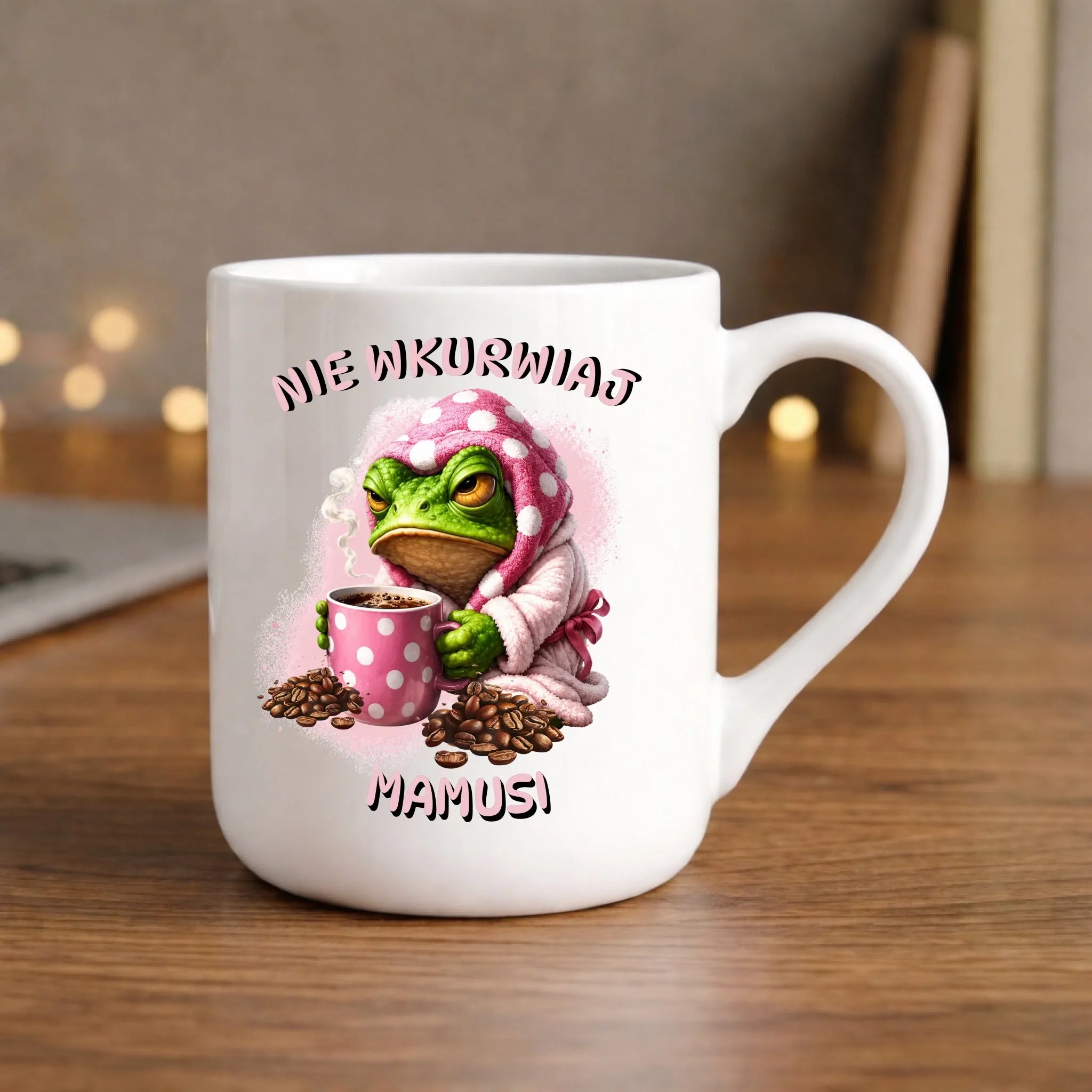 Kubek elegant dla mamy - Nie wku*wiaj mamusi - bez cenzury DM49 - StoryCups.pl