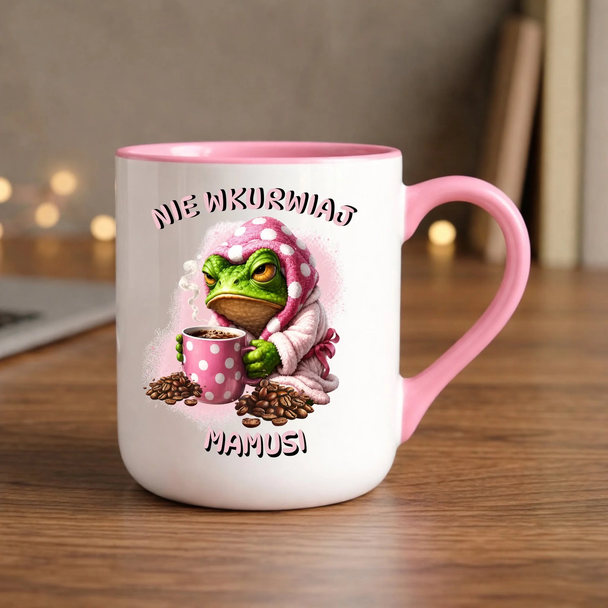 Kubek elegant dla mamy - Nie wku*wiaj mamusi - bez cenzury DM49 - StoryCups.pl