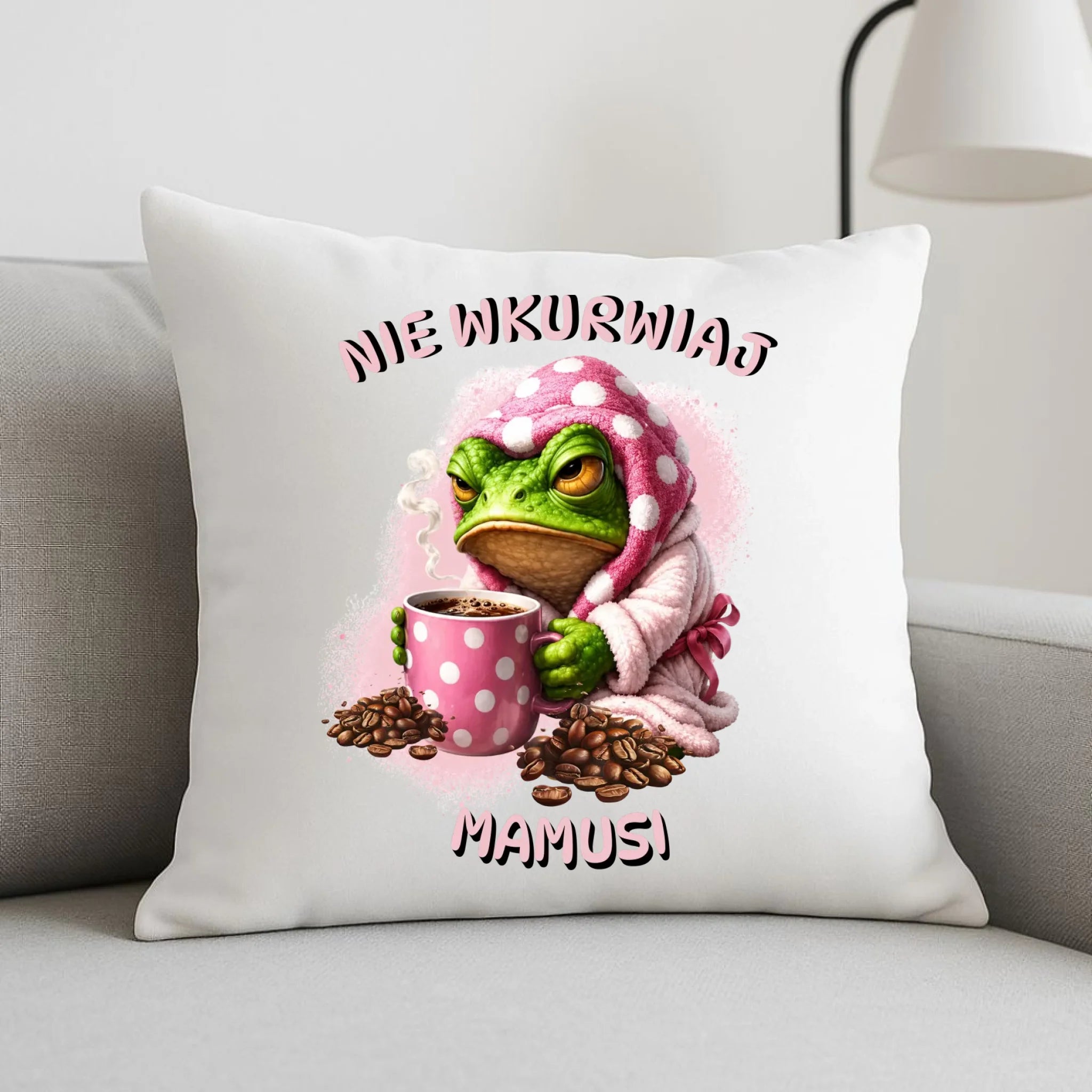 Poduszka dla mamy - Nie wku*wiaj mamusi - bez cenzury DM49 - StoryCups.pl